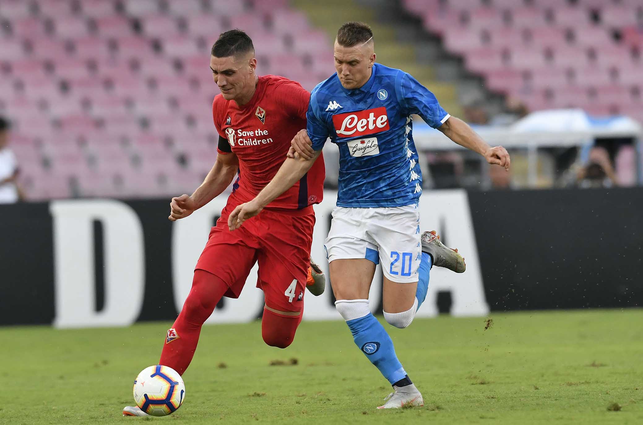 NAPOLI-FIORENTINA 15-09-2018 NIKOLA MILENKOVIC. MARCO IORIO/SILPRESS