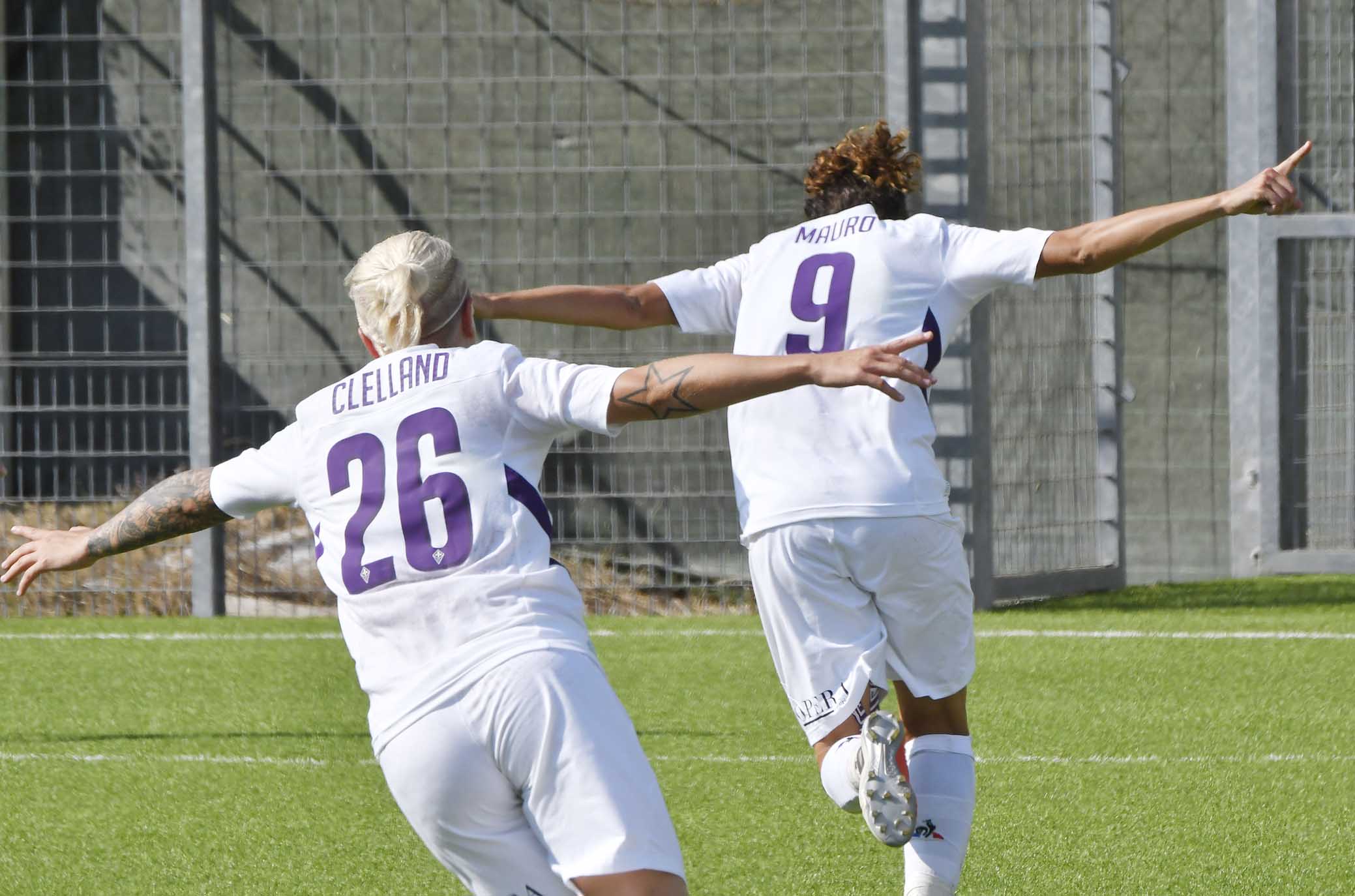 FIORENTINA WOMEN'S-ATALANTA MOZZANICA 21-09-2108. ESULTANZA DI ILARIA MAURO. GALASSI SILVANO/SILPRESS