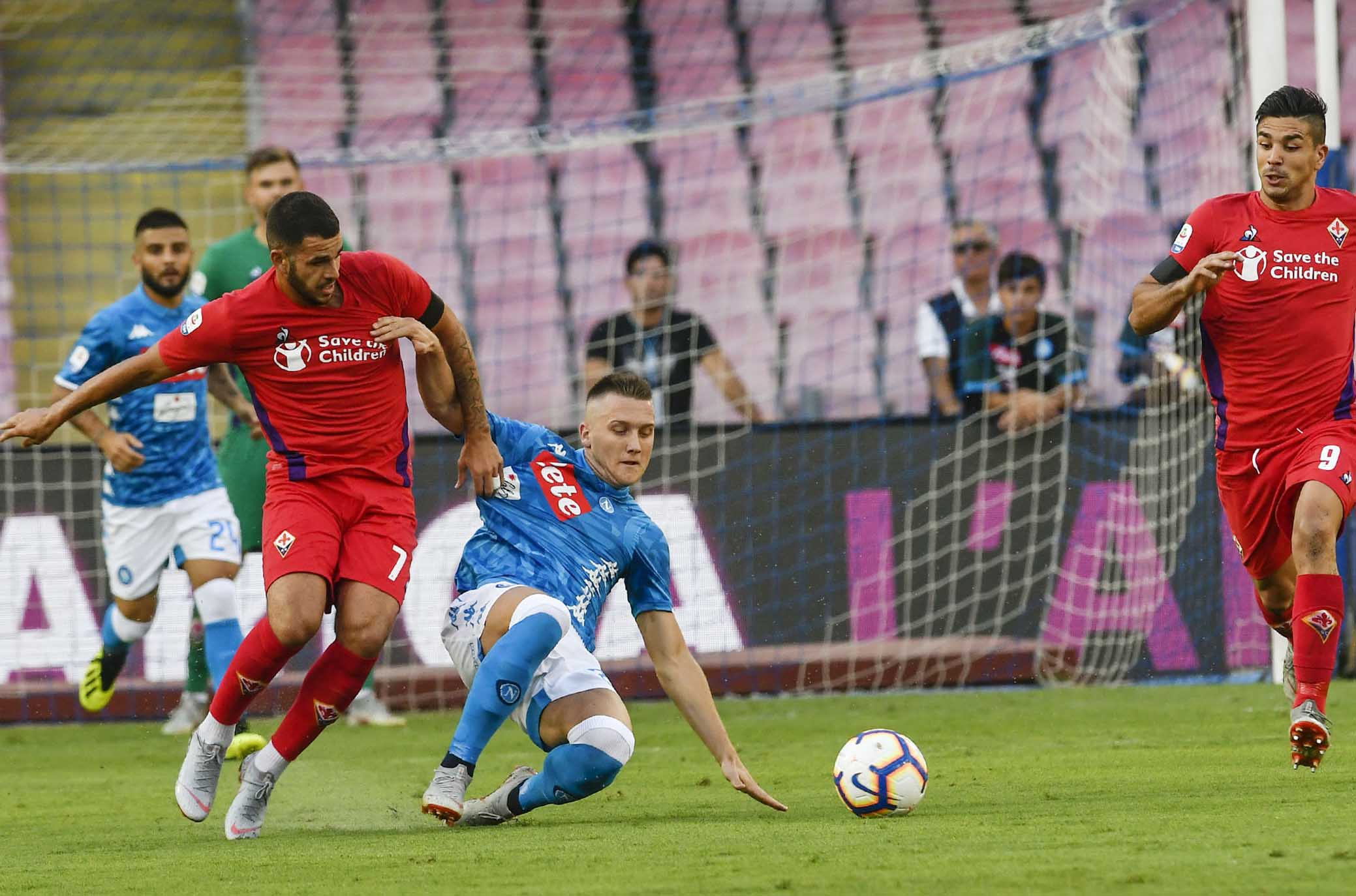 NAPOLI-FIORENTINA 15-09-2018 VALENTIN EYSSERIC . MARCO IORIO/SILPRESS