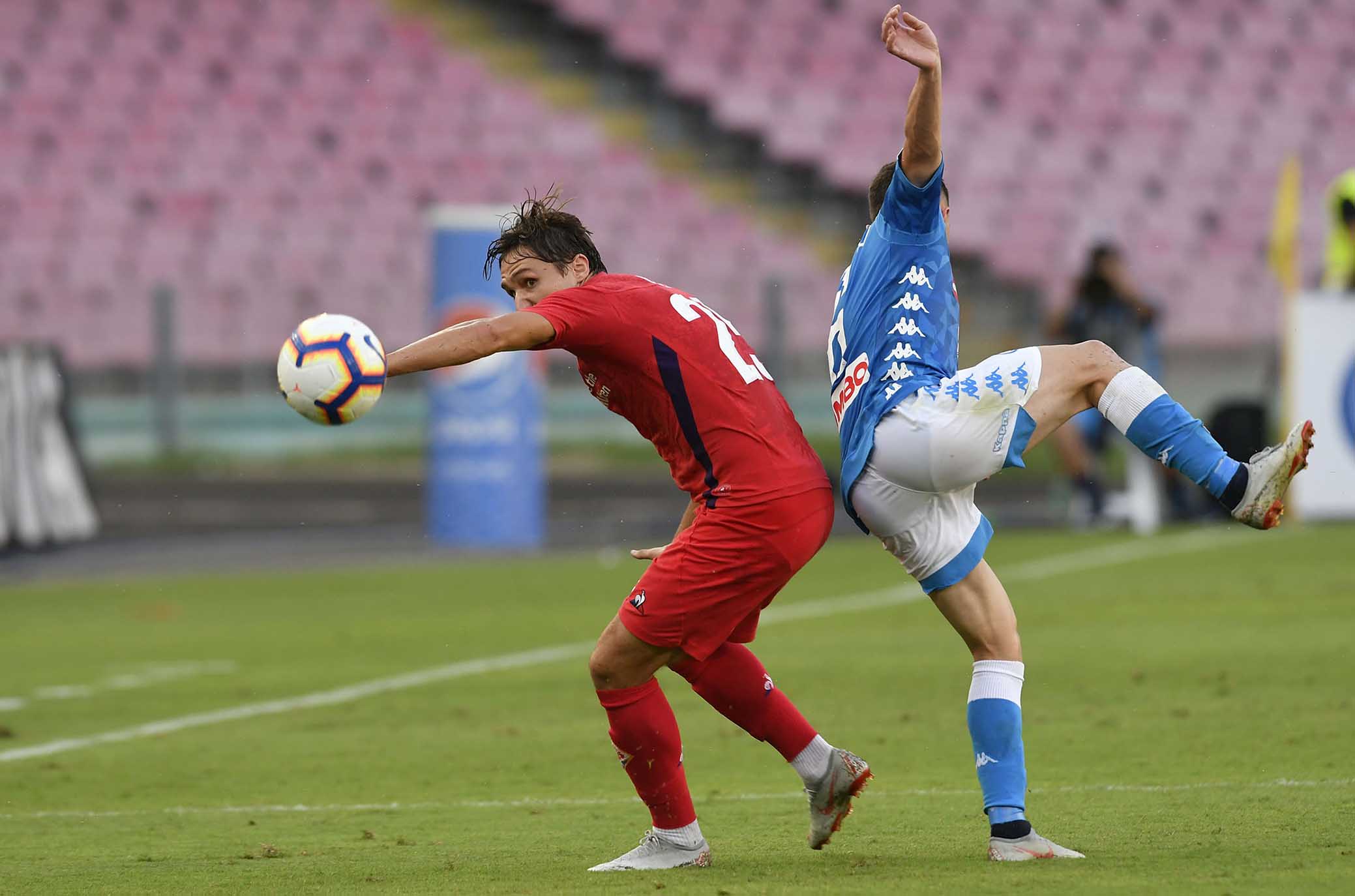 NAPOLI-FIORENTINA 15-09-2018 FEDERICO CHIESA . MARCO IORIO/SILPRESS