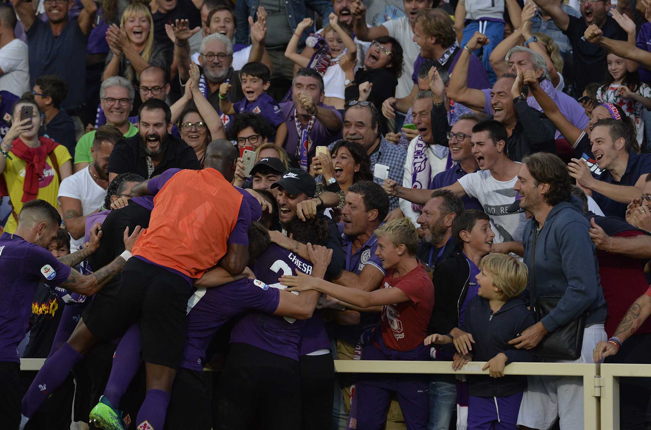 FIORENTINA-UDINESE ESULTANZA DI MARCO BENASSI. GALASSI SILVANO/SILPRESS