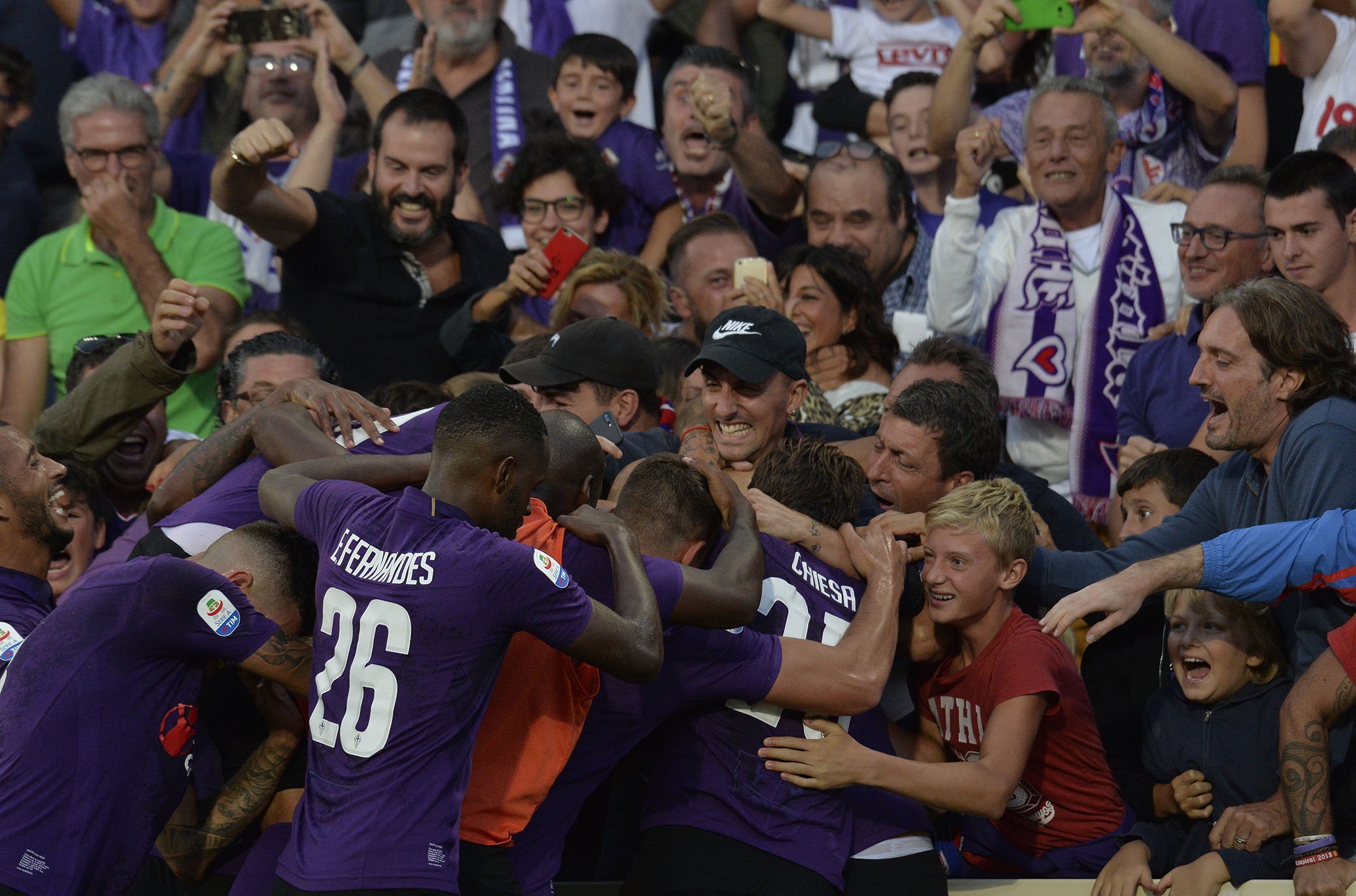 FIORENTINA-UDINESE ESULTANZA DI MARCO BENASSI. GALASSI SILVANO/SILPRESS