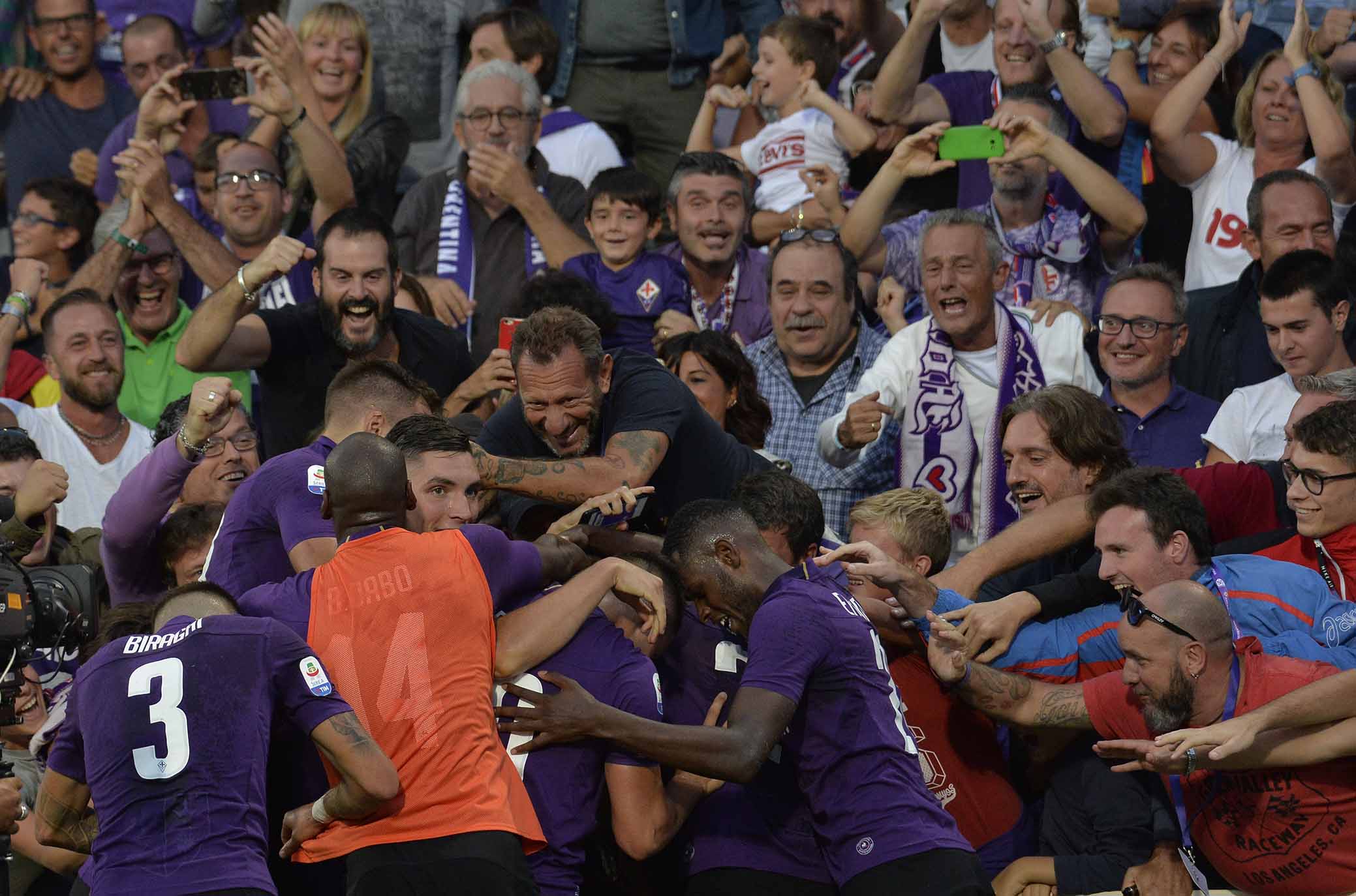 FIORENTINA-UDINESE ESULTANZA DI MARCO BENASSI. GALASSI SILVANO/SILPRESS