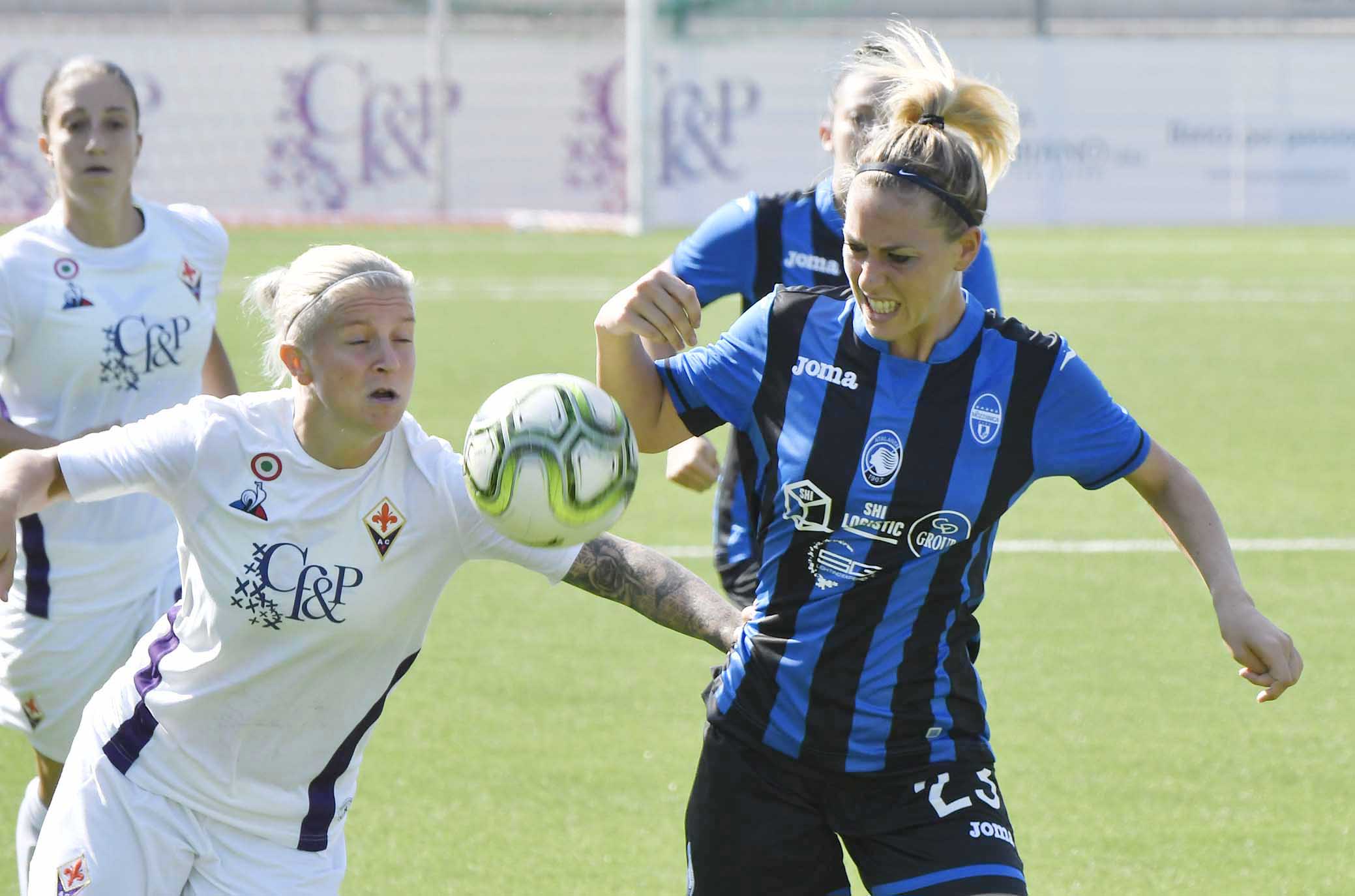 FIORENTINA WOMEN'S-ATALANTA MOZZANICA 21-09-2108. CLELAND LANA E VITALE. GALASSI SILVANO/SILPRESS