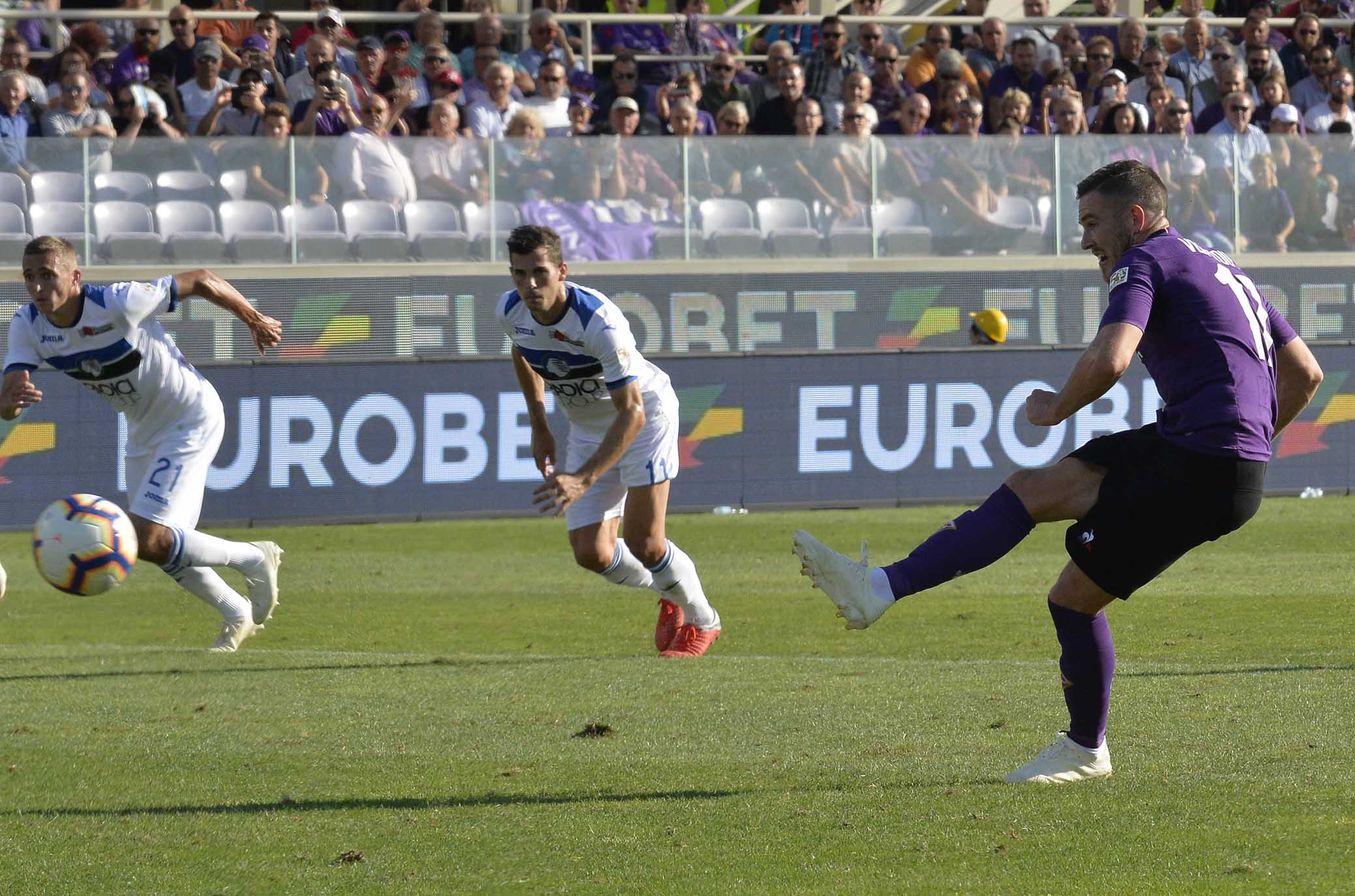 FIORENTINA-ATALANTA 30-09-2018. GOL SU RIGORE DI JORDAN VERETOUT. GALASSI SILVANO/SILPRESS