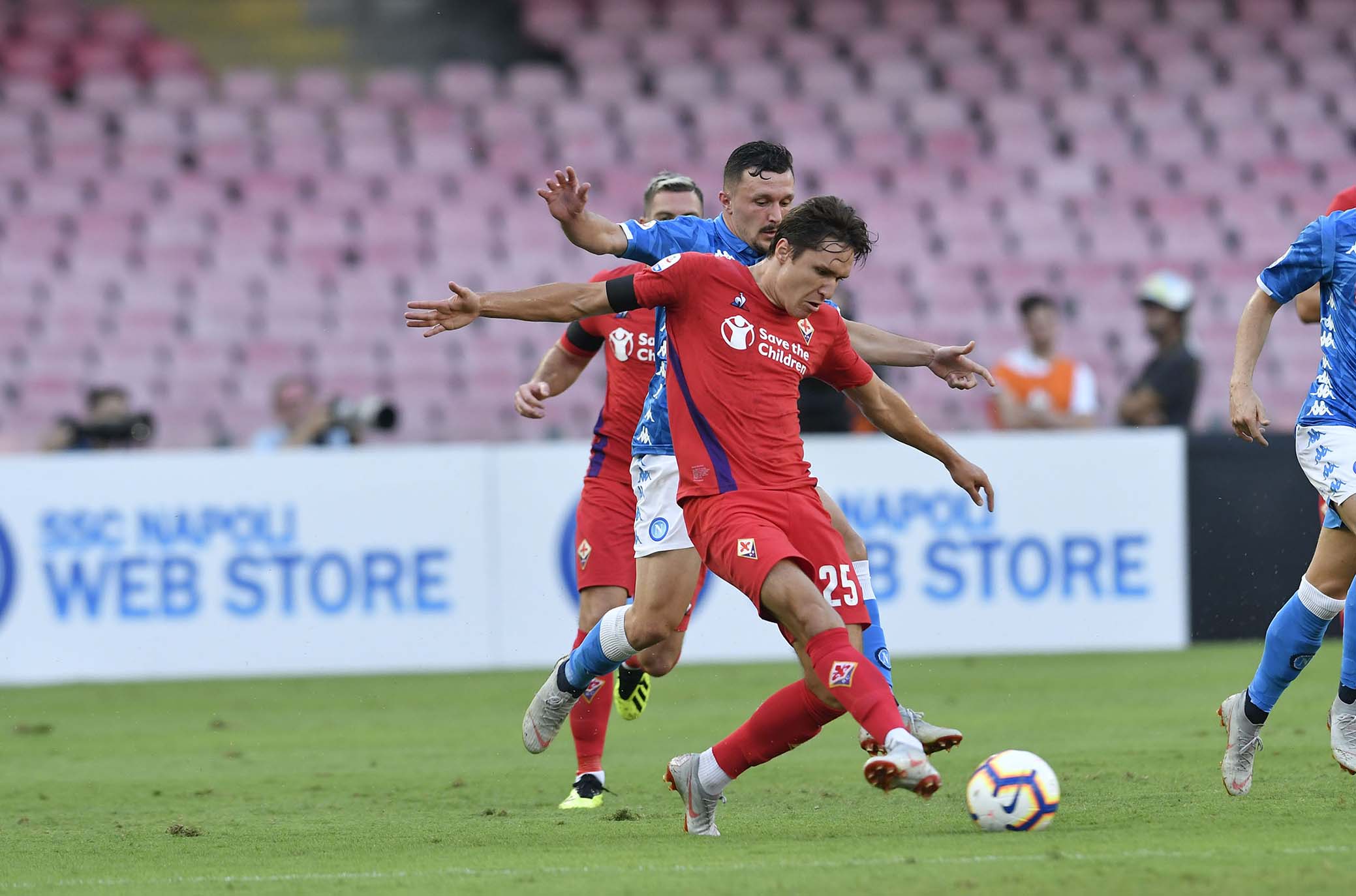 NAPOLI-FIORENTINA 15-09-2018 FEDERICO CHIESA. MARCO IORIO/SILPRESS