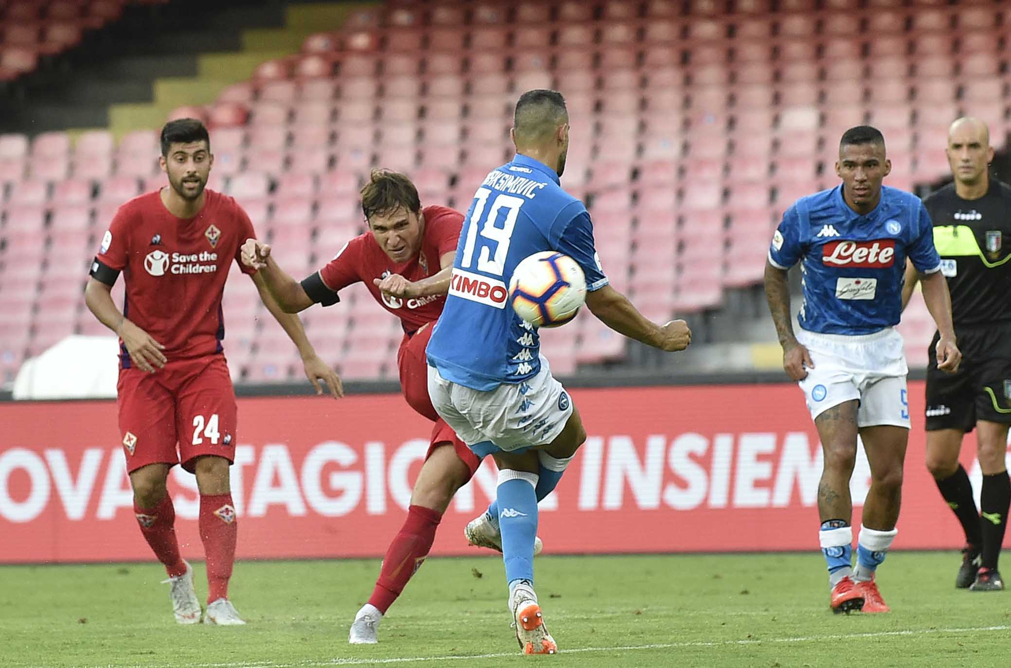 NAPOLI-FIORENTINA 15-09-2018 FEDERICO CHIESA. MARCO IORIO/SILPRESS