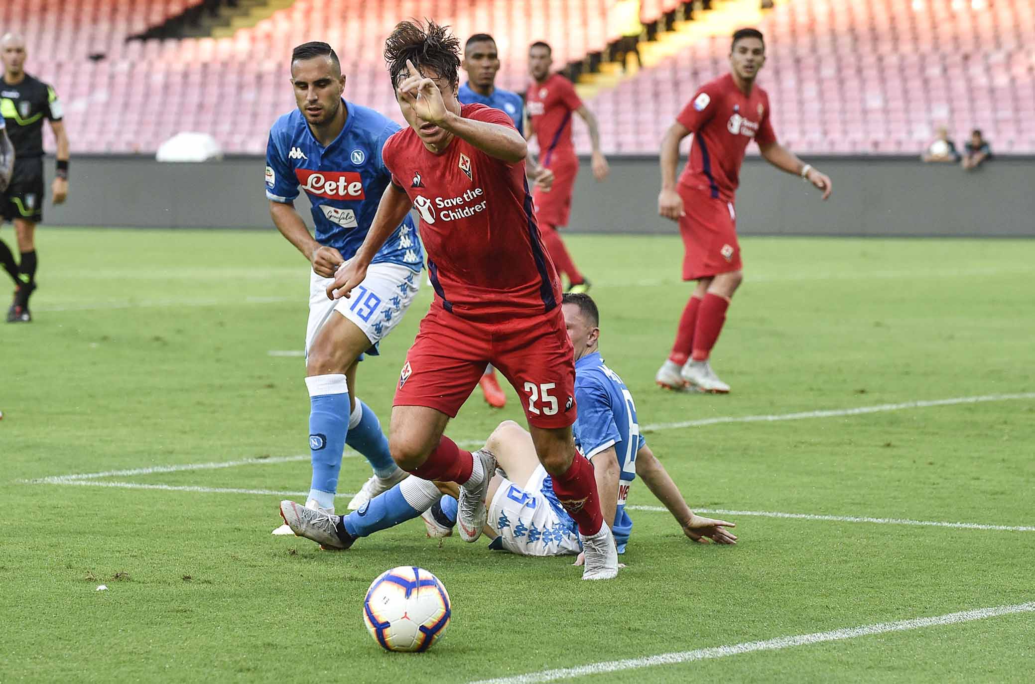 NAPOLI-FIORENTINA 15-09-2018 FEDERICO CHIESA. MARCO IORIO/SILPRESS