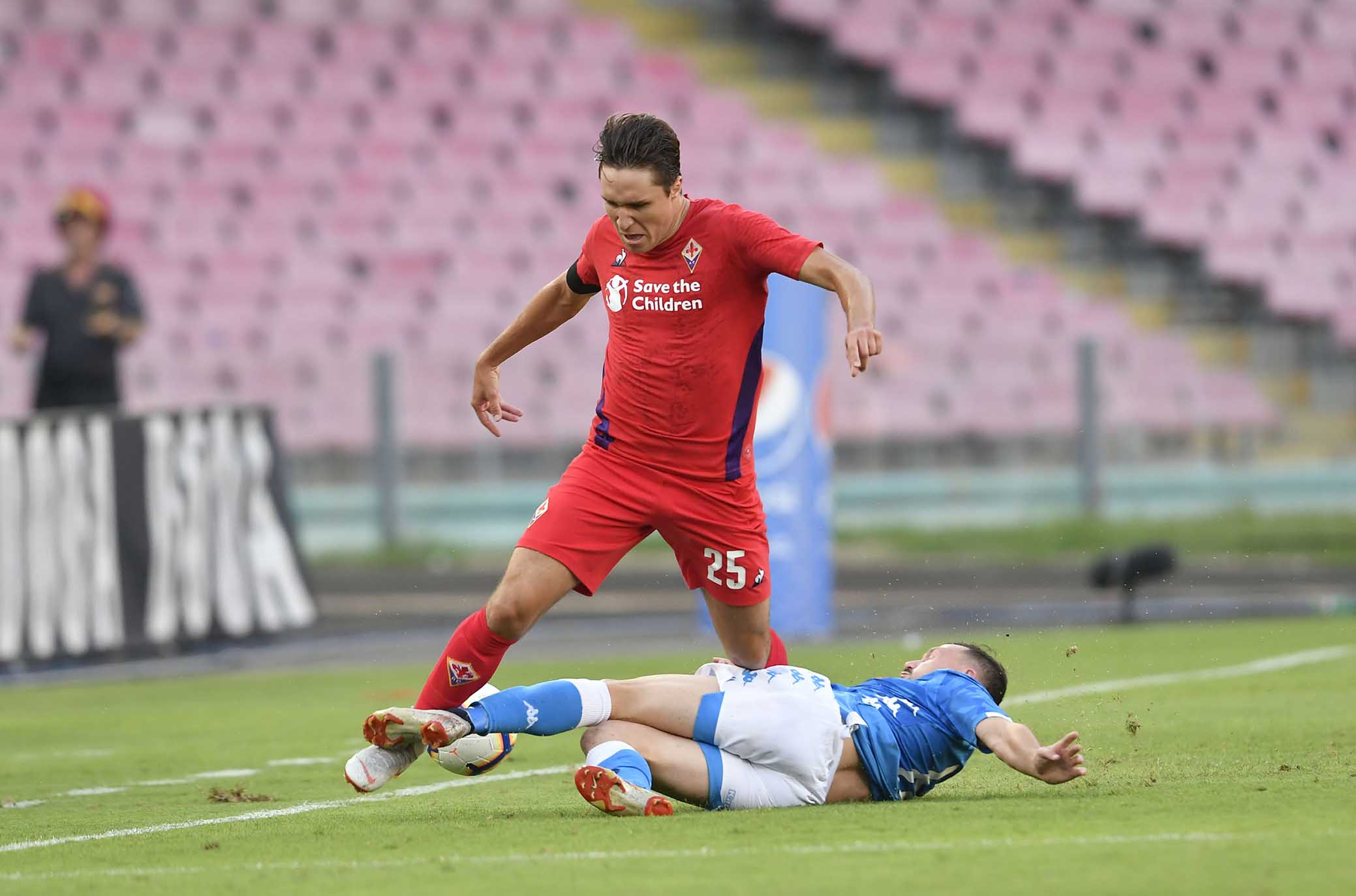NAPOLI-FIORENTINA 15-09-2018 FEDERICO CHIESA . MARCO IORIO/SILPRESS