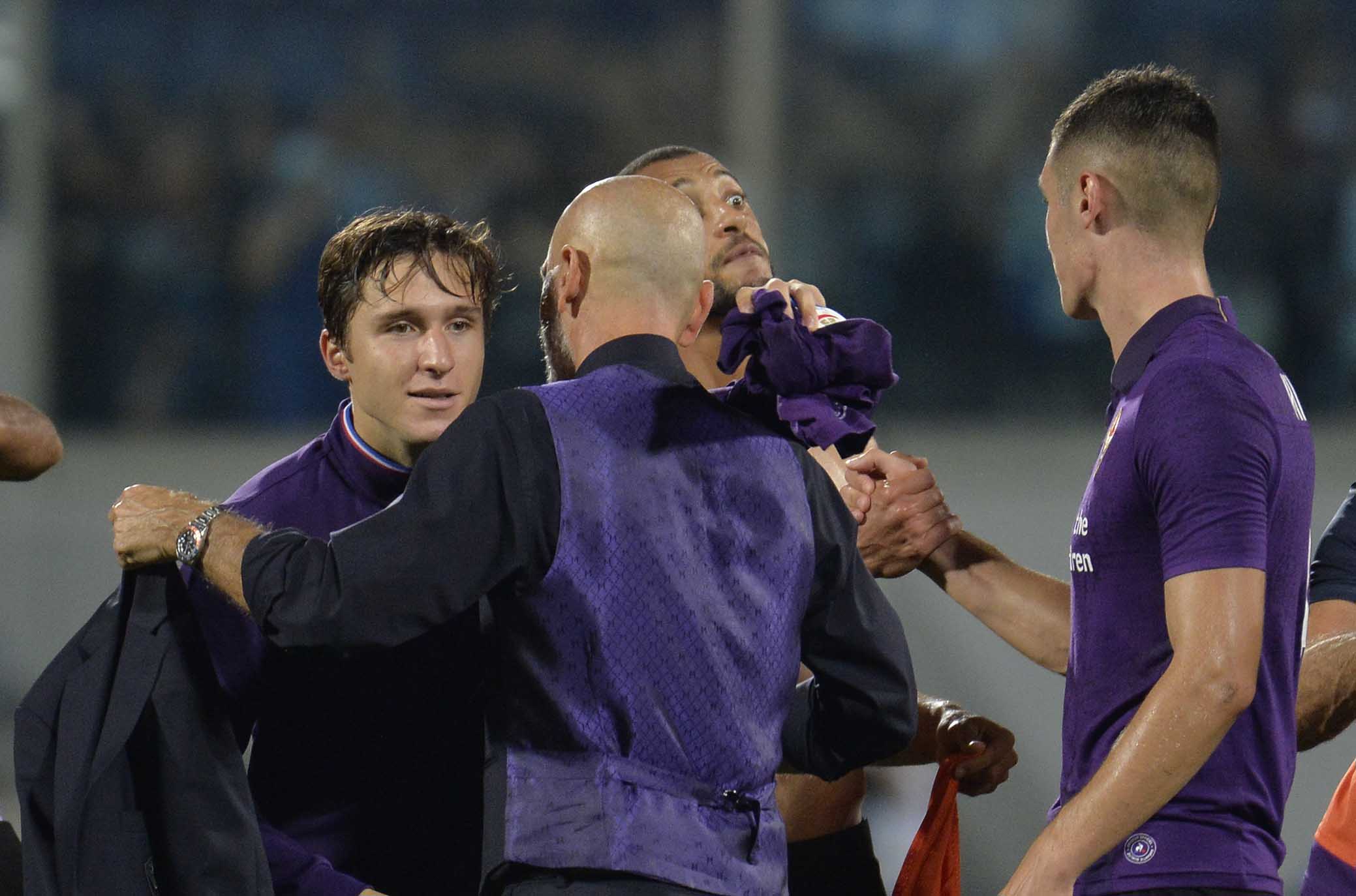 FIIORENTINA-SPAL 22-09-2018 STEFANO PIOLI E FEDERICO CHIESA. GALASSI SILVANO/SILPRESS
