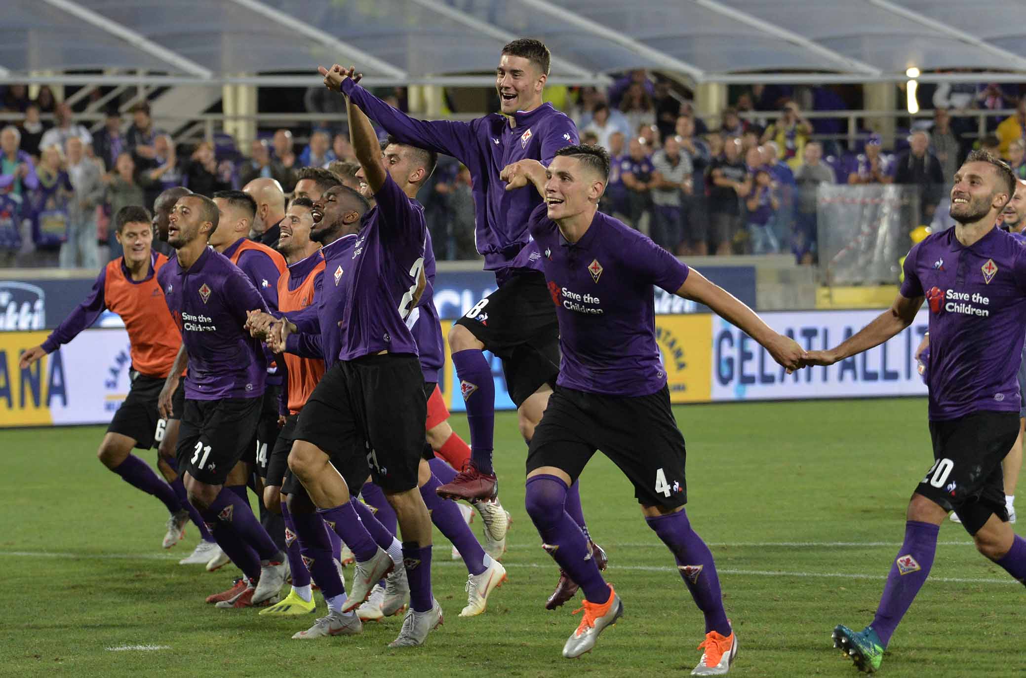 FIORENTINA-UDINESE ESULTANZA FINALE. GALASSI SILVANO/SILPRESS