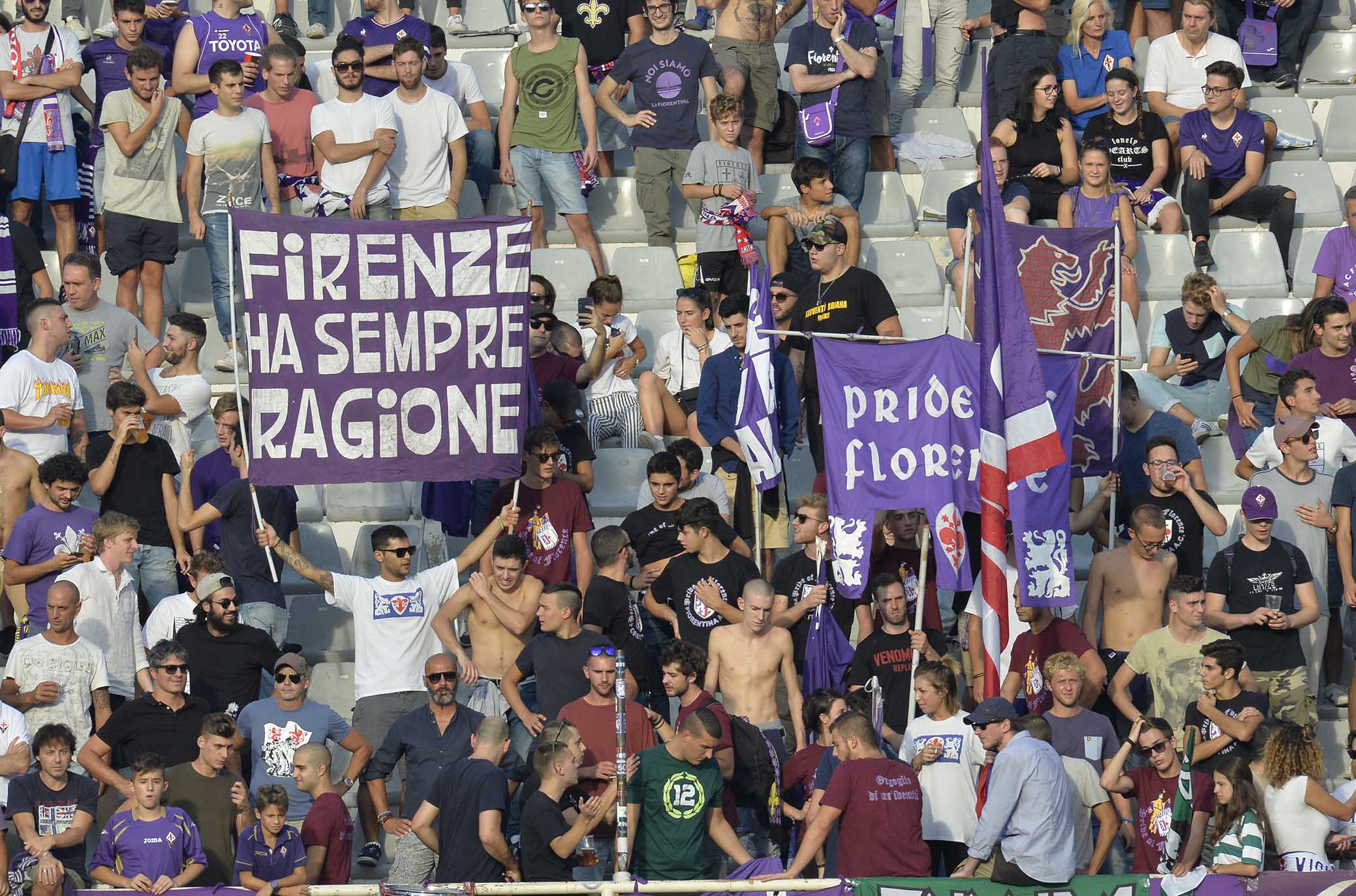 FIORENTINA-SPAL 22-09-2018 TIFOSI FIORENTINA. GALASSI SILVANO/SILPRESS