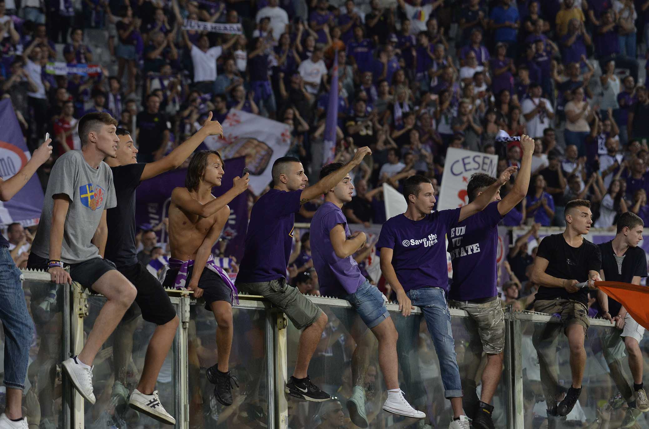 FIORENTINA-SPAL 22-09-2018 TIFOSI FIORENTINA. GALASSI SILVANO/SILPRESS