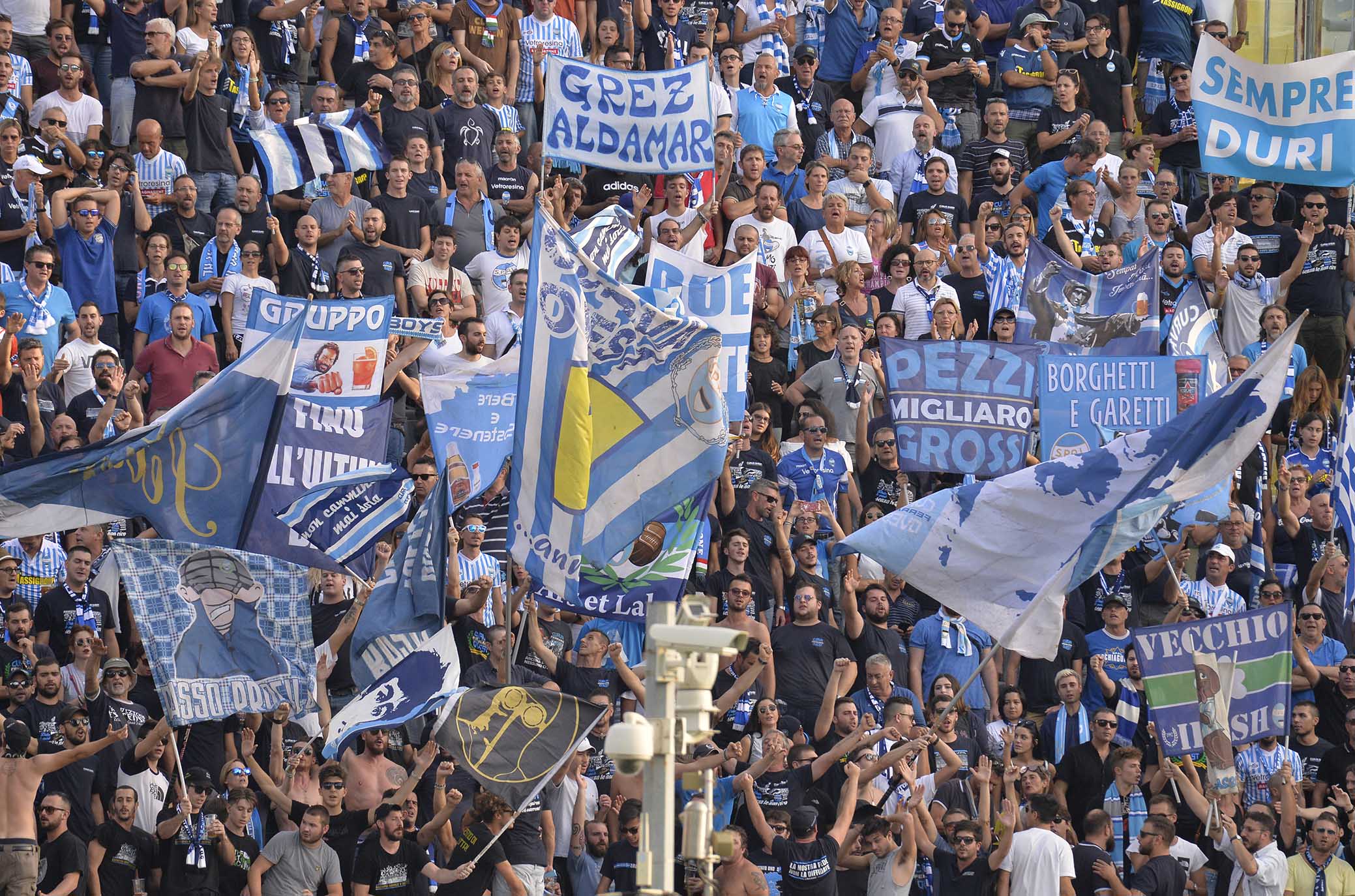 FIORENTINA-SPAL 22-09-2018 TIFOSI DELLA SPAL. GALASSI SILVANO/SILPRESS