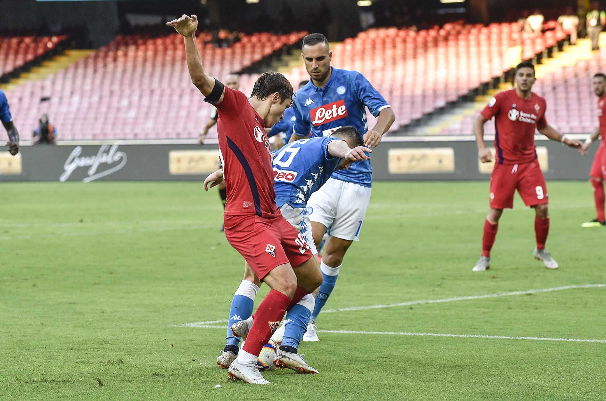 NAPOLI-FIORENTINA 15-09-2018 FEDERICO CHIESA. MARCO IORIO/SILPRESS
