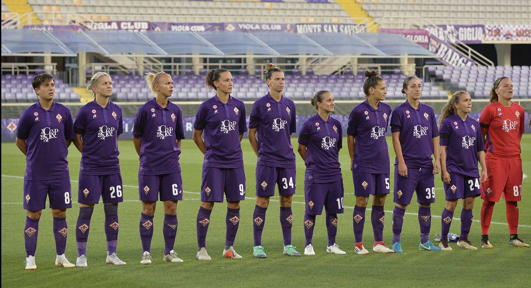 FIORENTINA WOMEN'S-FORTUNA HJORRING. 12-09-2018. SQUADRA. GALASSI SILVANO/SILPRESS
