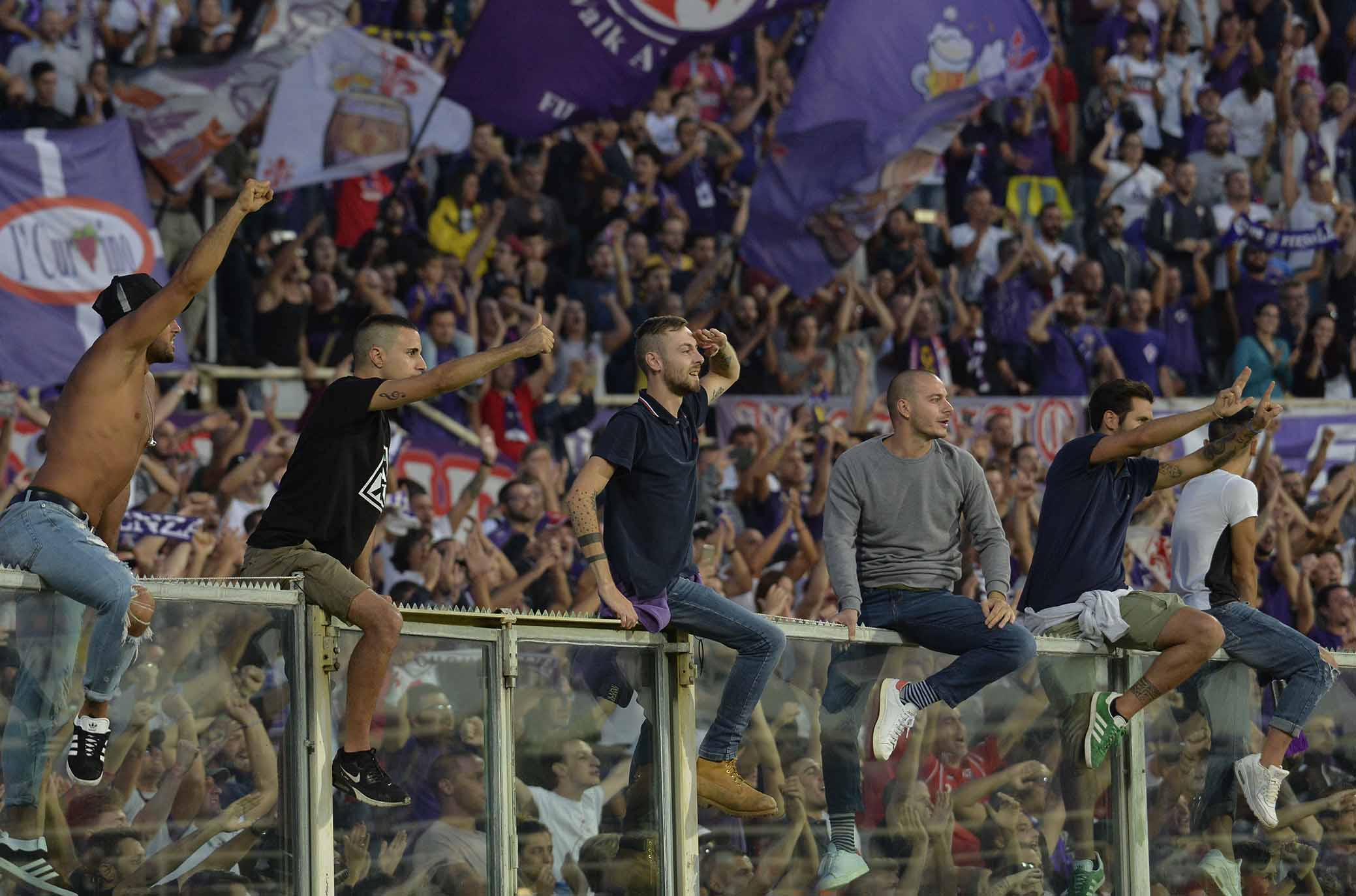 FIORENTINA-UDINESE ESULTANZA FINALE. GALASSI SILVANO/SILPRESS