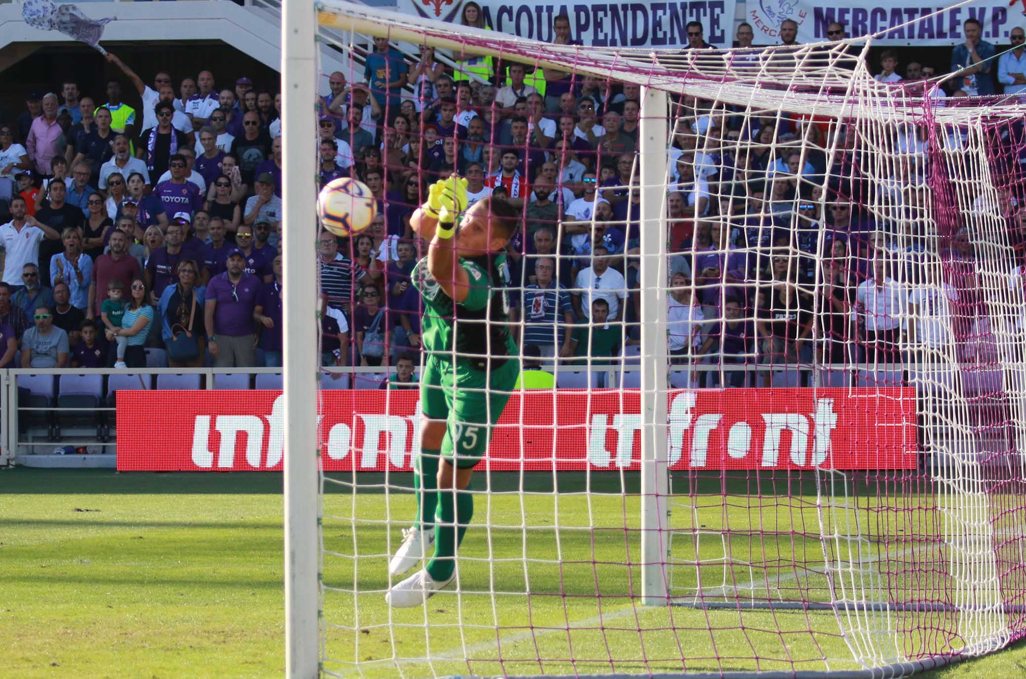 FIORENTINA-ATALANTA 30-09-2018 GOL DI CRISTIANO BIRAGHI. GALASSI SILVANO/SILPRESS
