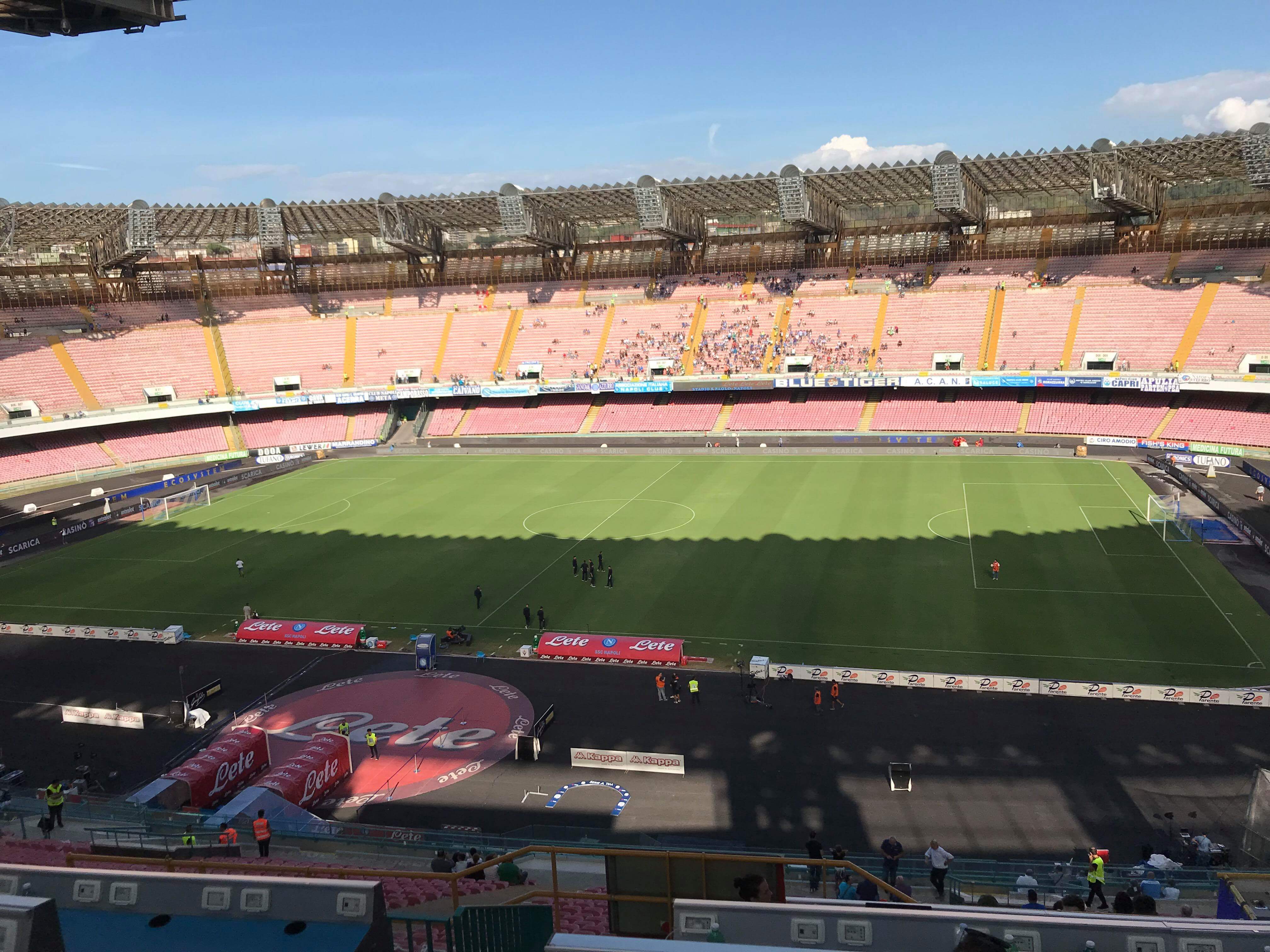 Napoli-Fiorentina, viola arrivati al San Paolo (FOTO)