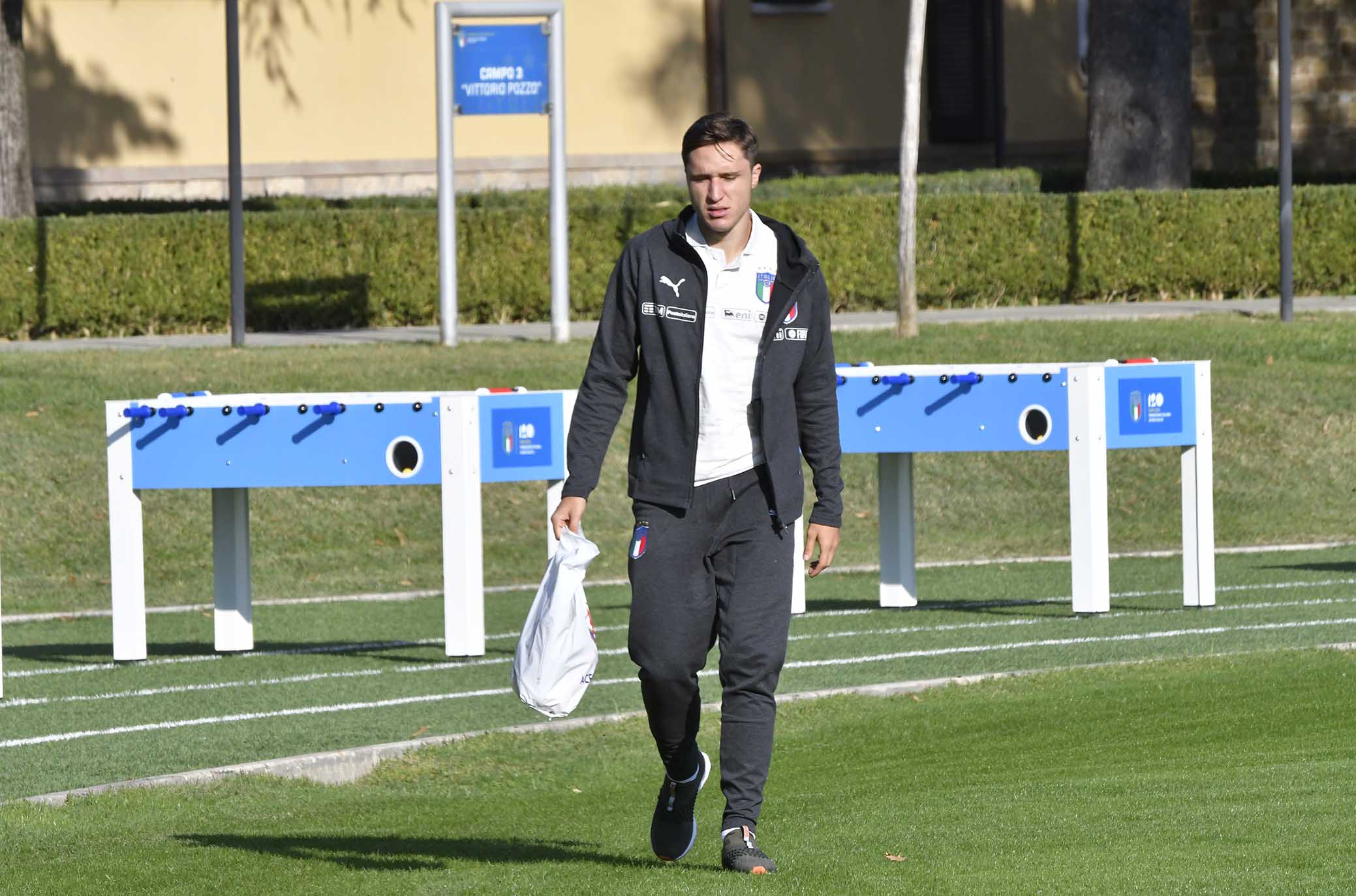 COVERCIANO RITIRO DELLA NAZIONALE 08-10-2018 FEDERICO CHIESA. GALASSI SILVANO/SILPRESS