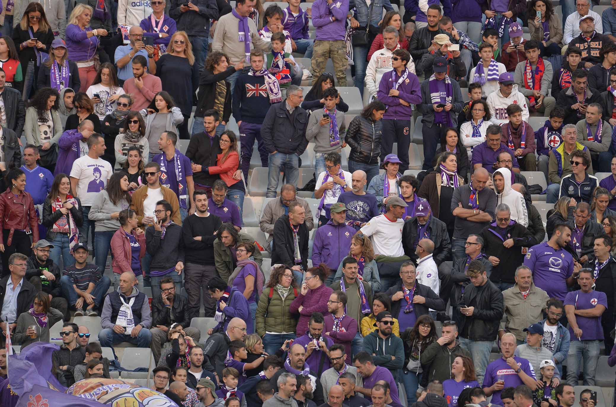 FIORENTINA-CAGLIARI 21-10-2018 TIFOSI FIORENTINA. GALASSI SILVANO/SILPRESS