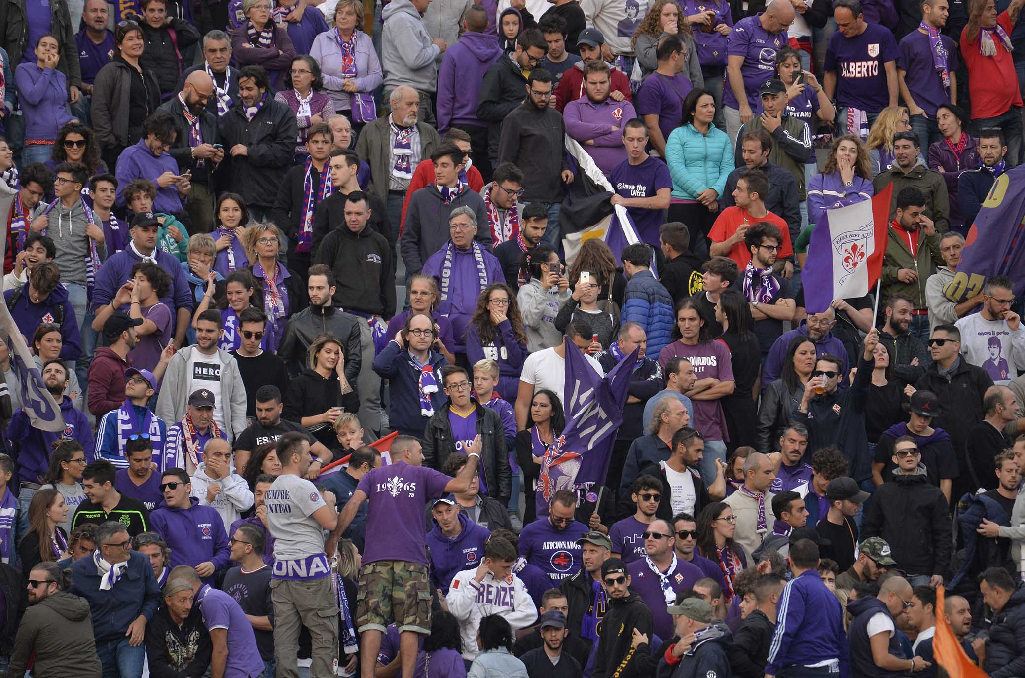 FIORENTINA-CAGLIARI 21-10-2018 TIFOSI FIORENTINA. GALASSI SILVANO/SILPRESS
