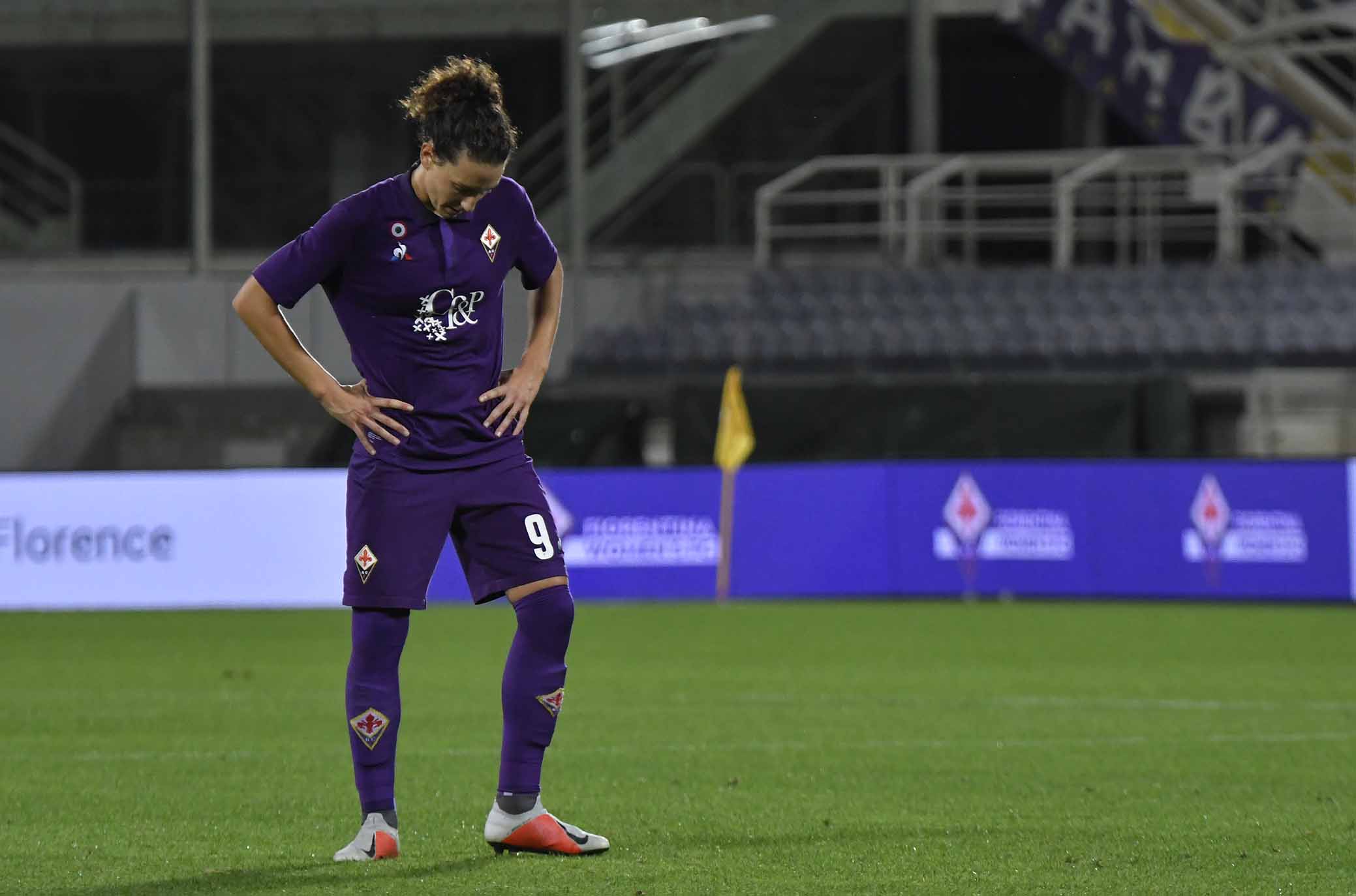 FIORENTINA WOMEN'S-CHELSEA 31-10-2018. DELUSIONE DI ILARIA MAURO. GALASSI SILVANO/SILPRESS