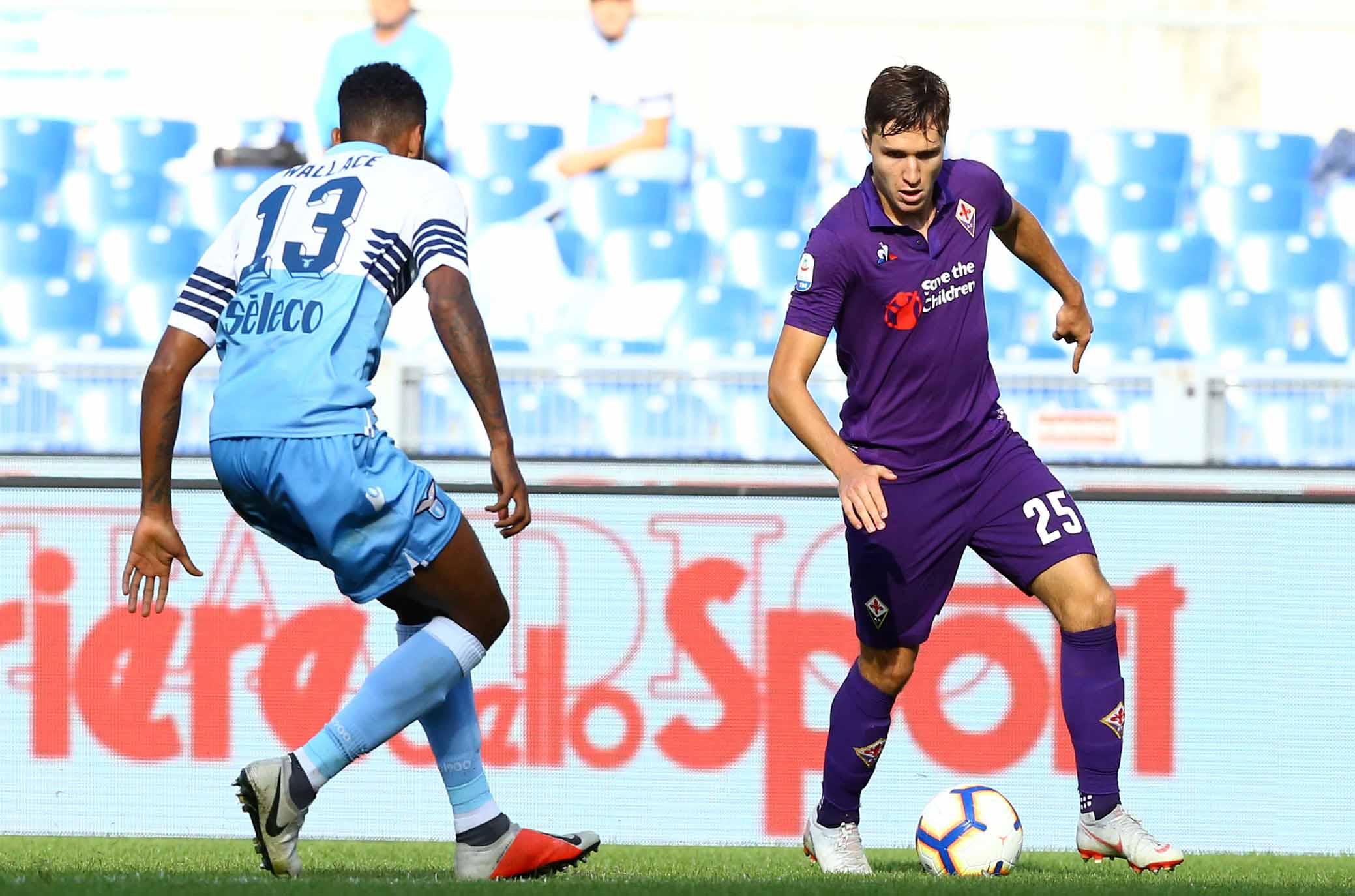 LAZIO-FIORENTINA 07-10-2018 FEDERICO CHIESA. MARCO IORIO/SILPRESS