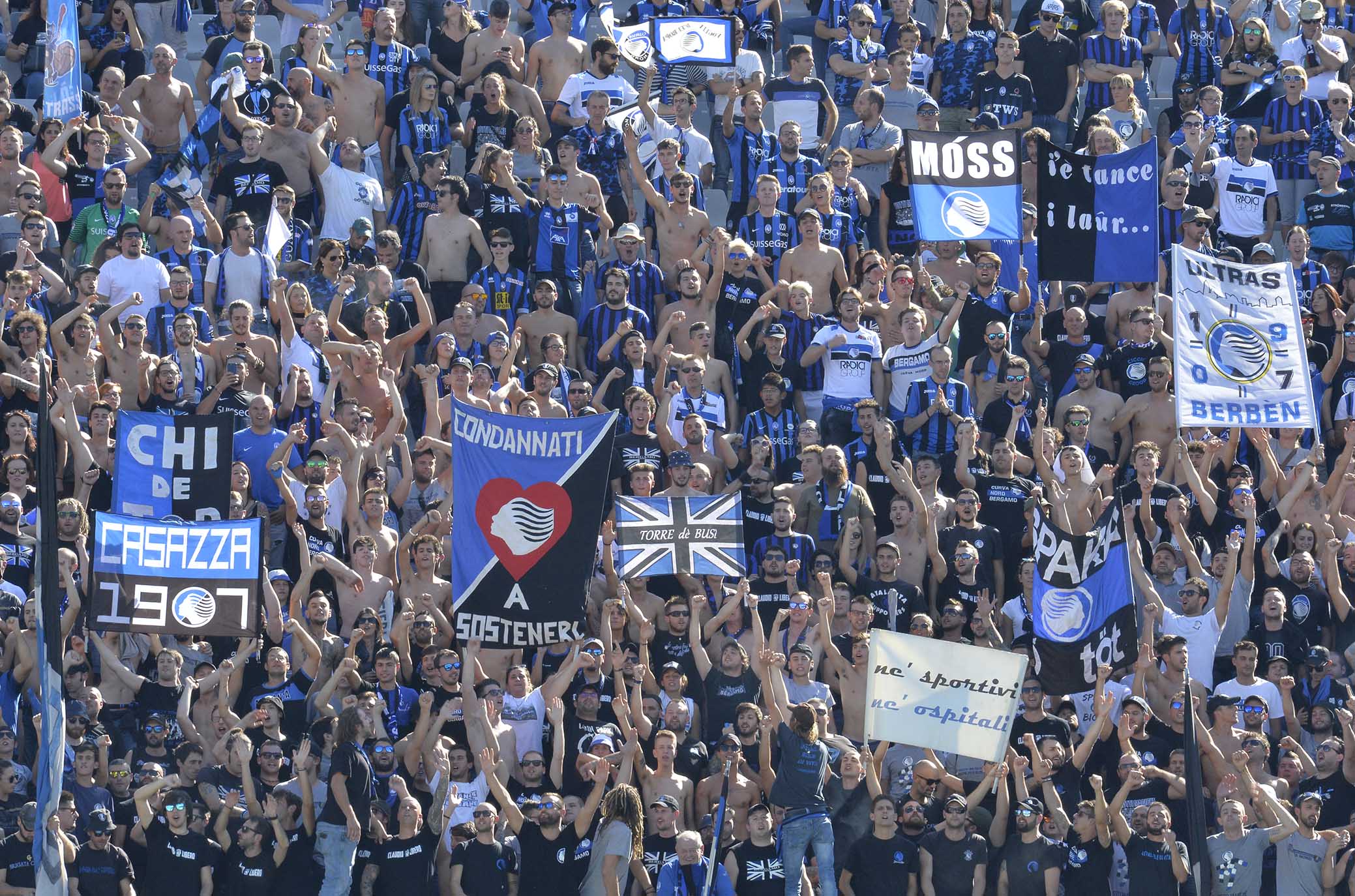 Disordini per Fiorentina-Atalanta: 28 ultras nerazzurri denunciati