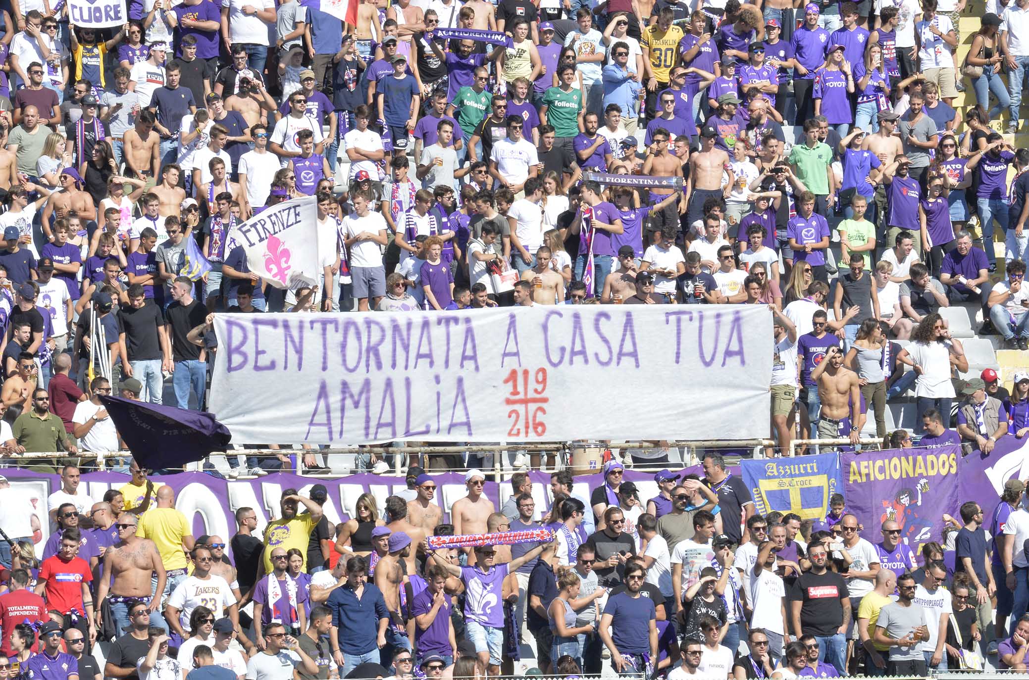 FIORENTINA-ATALANTA 30-09-2018 TIFOSI FIORENTINA. GALASSI SILVANO/SILPRESS