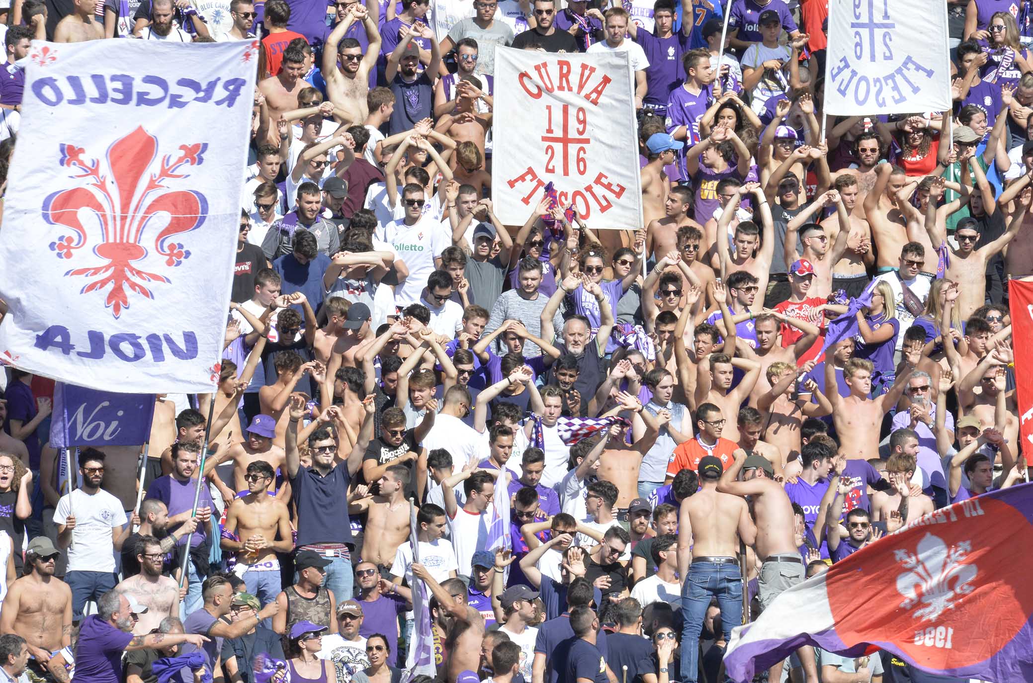 FIORENTINA-ATALANTA 30-09-2018 TIFOSI FIORENTINA. GALASSI SILVANO/SILPRESS