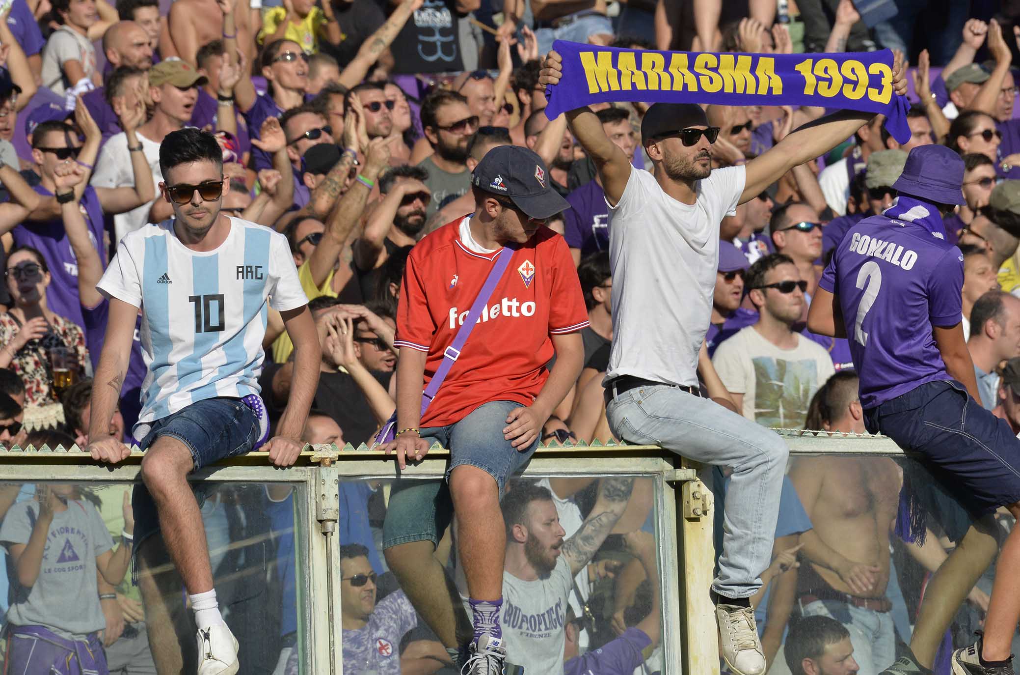 FIORENTINA-ATALANTA 30-09-2018 TIFOSI FIORENTINA. GALASSI SILVANO/SILPRESS