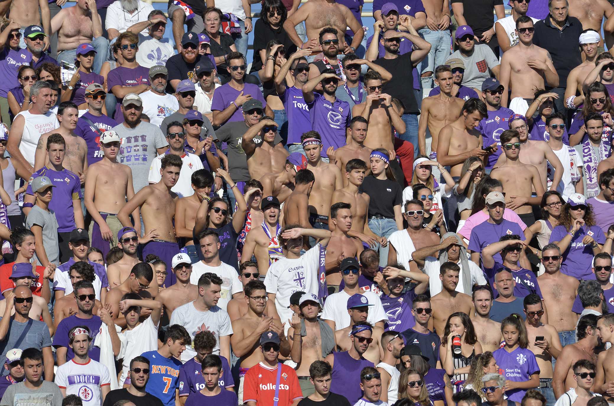 FIORENTINA-ATALANTA 30-09-2018 TIFOSI FIORENTINA. GALASSI SILVANO/SILPRESS