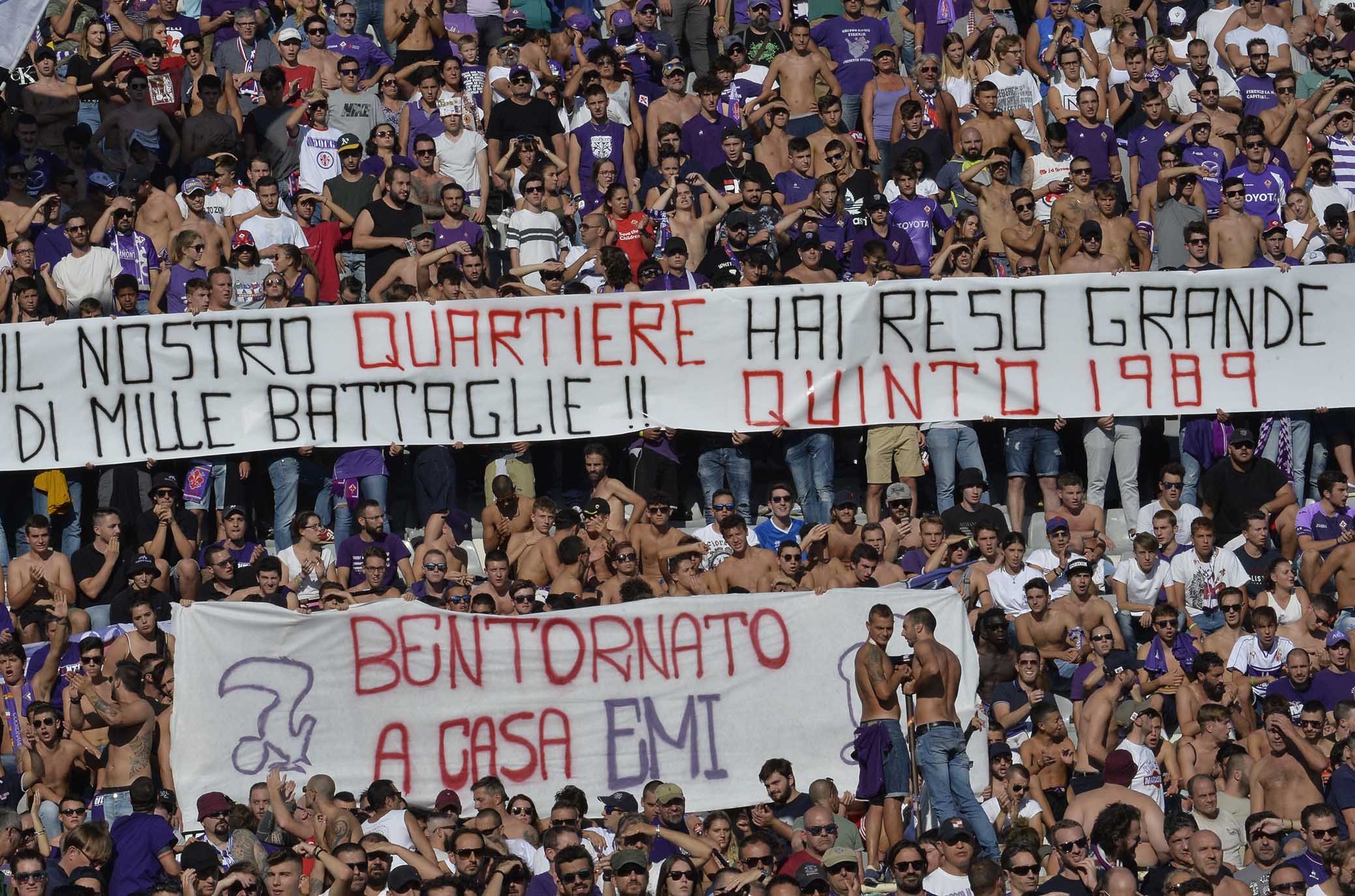 FIORENTINA-ATALANTA 30-09-2018 TIFOSI FIORENTINA. GALASSI SILVANO/SILPRESS