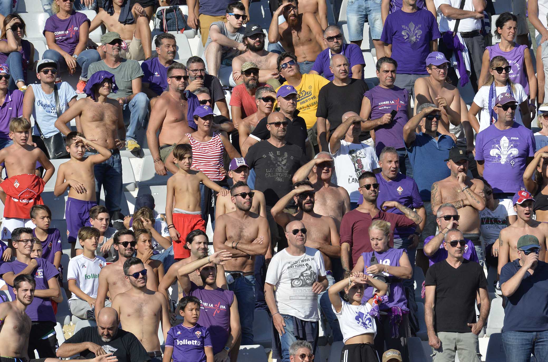 FIORENTINA-ATALANTA 30-09-2018 TIFOSI FIORENTINA. GALASSI SILVANO/SILPRESS