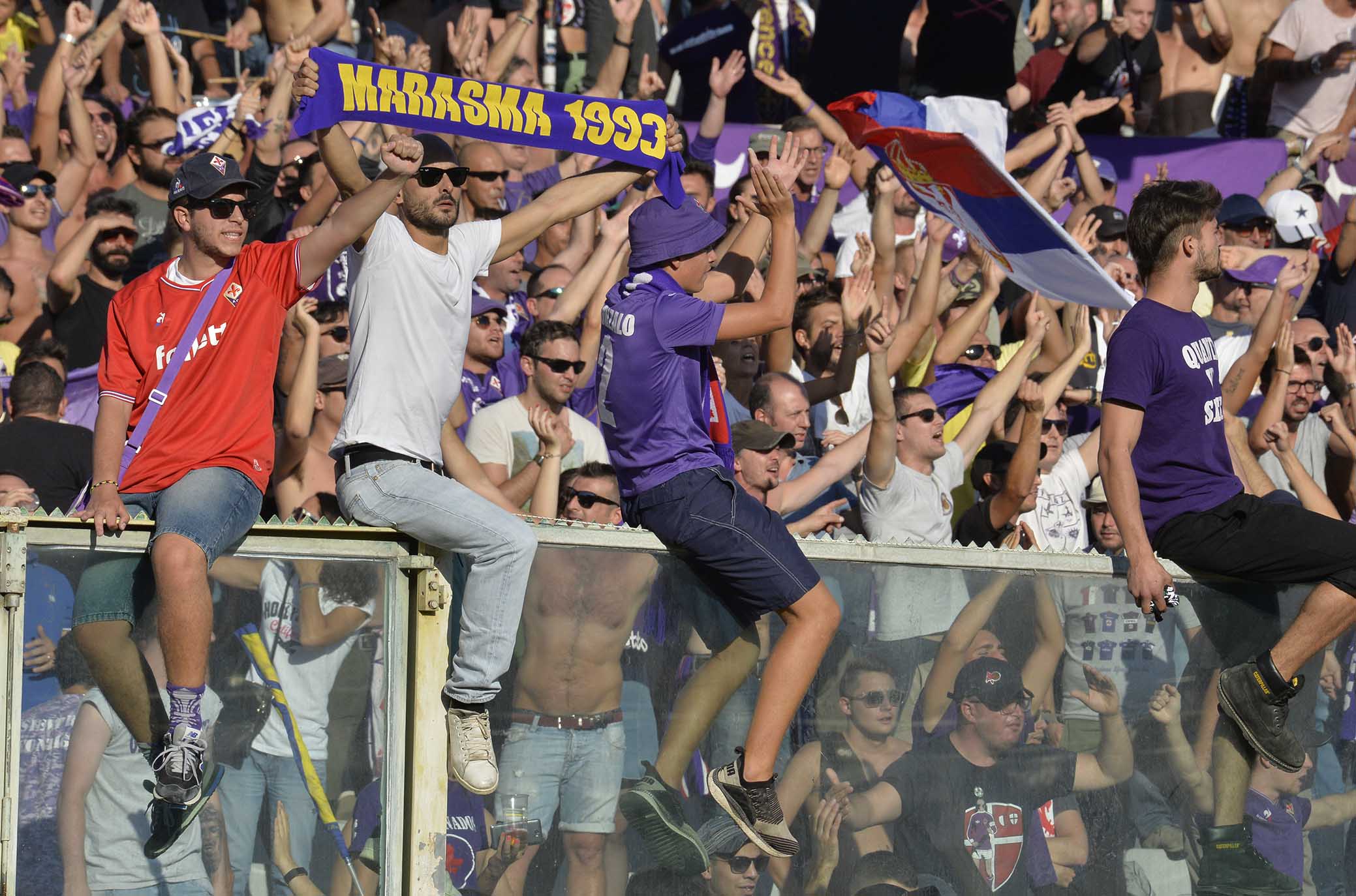 FIORENTINA-ATALANTA 30-09-2018 TIFOSI FIORENTINA. GALASSI SILVANO/SILPRESS