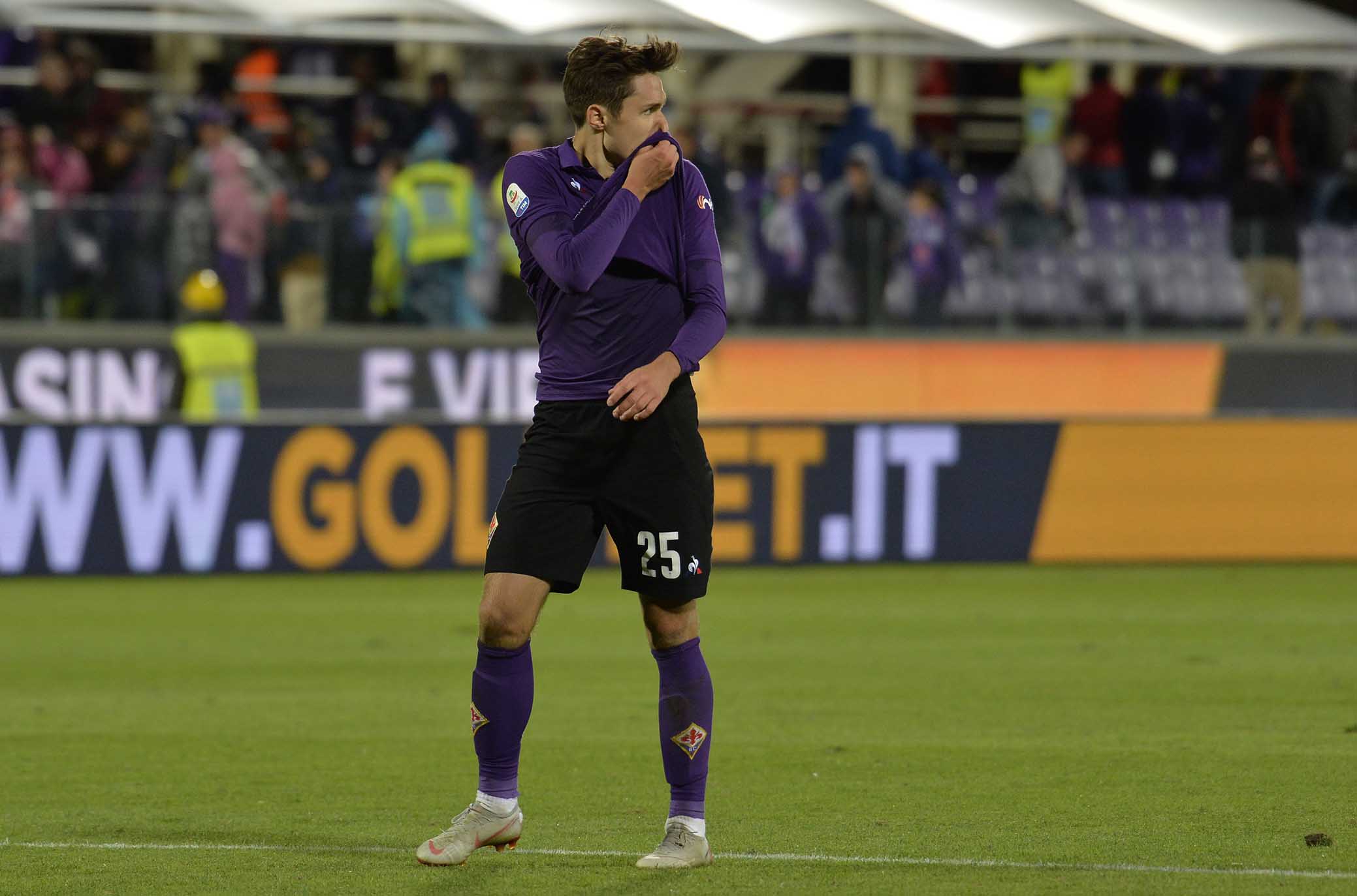 FIORENTINA-CAGLIARI 21-10-2018 FEDERICO CHIESA DELUSO. GALASSI SILVANO/SILPRESS