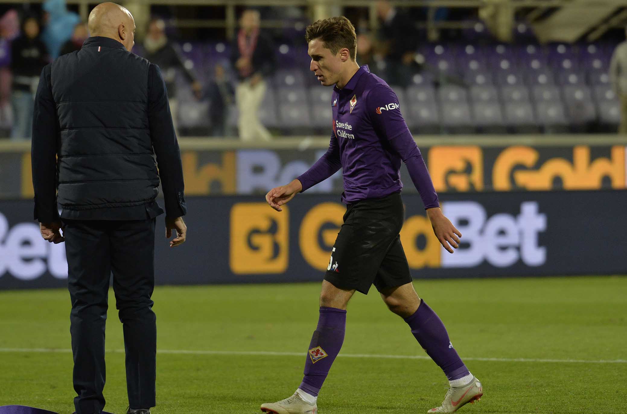 FIORENTINA-CAGLIARI 21-10-2018 FEDERICO CHIESA DELUSO. GALASSI SILVANO/SILPRESS