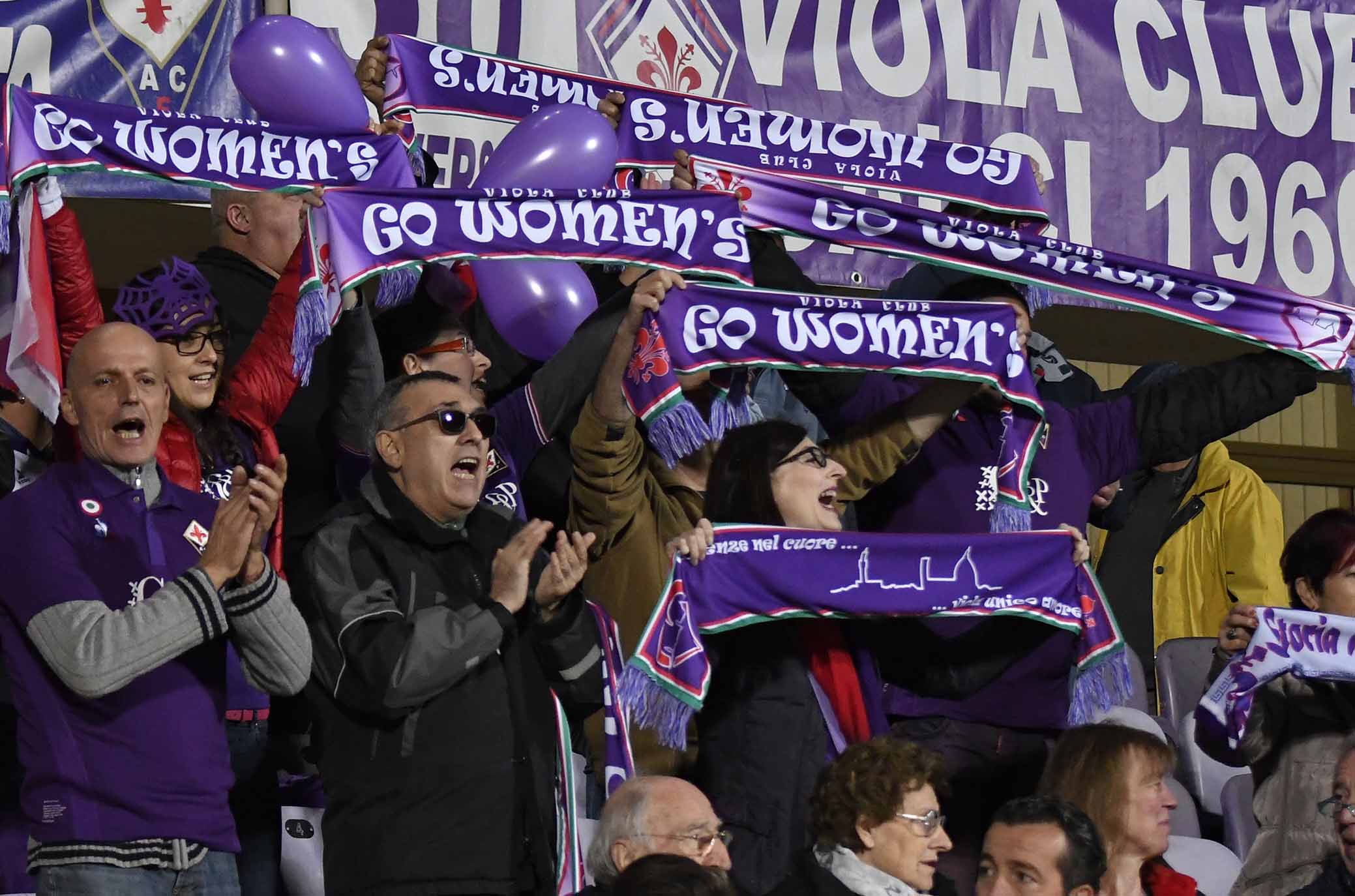 FIORENTINA WOMEN'S-CHELSEA 31-10-2018. TIFOSI. GALASSI SILVANO/SILPRESS