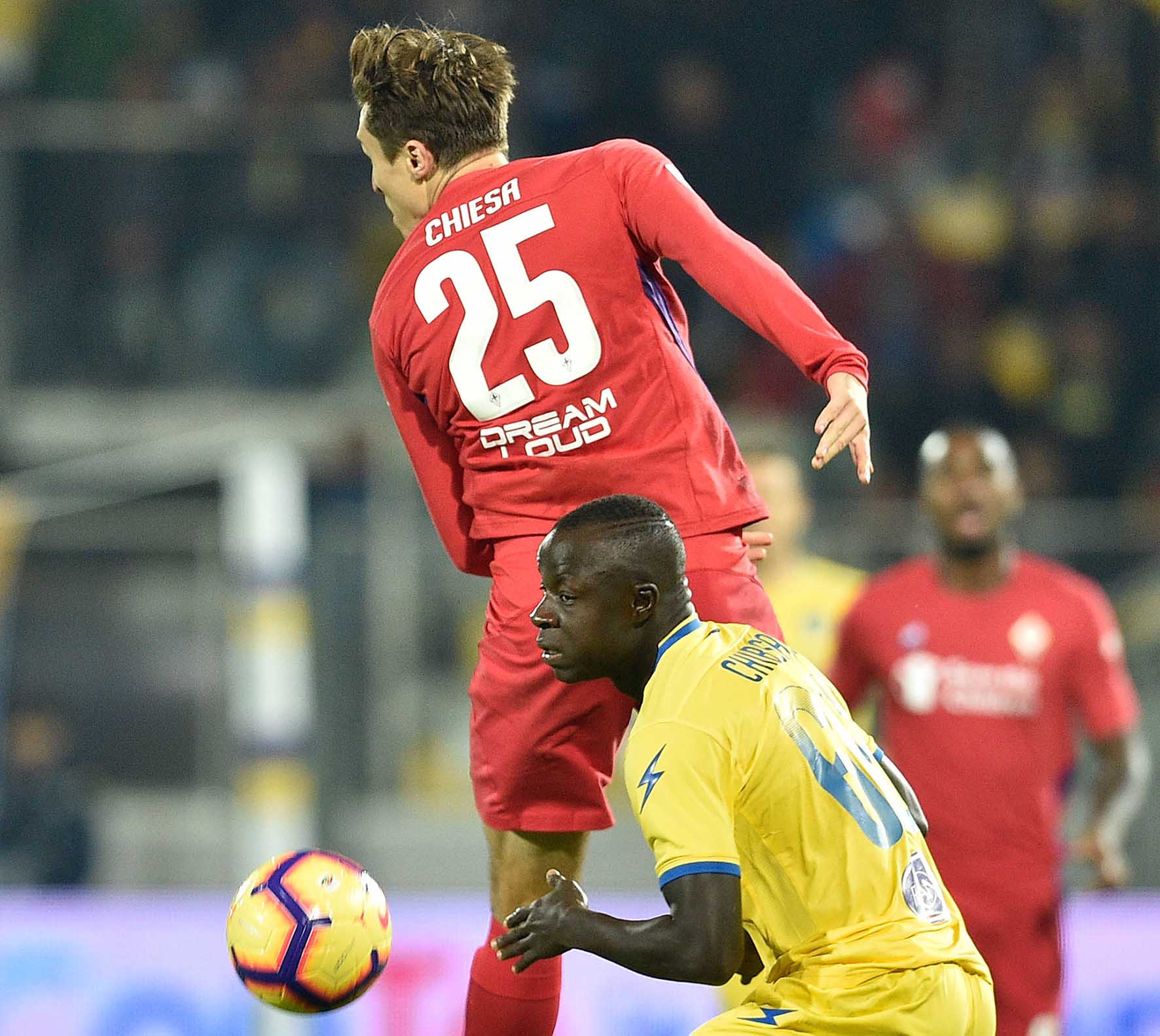 FROSINONE-FIORENTINA 09-11-2018 FEDERICO CHIESA E RAMAN CHIBSAH. GALASSI SILVANO/SILPRESS