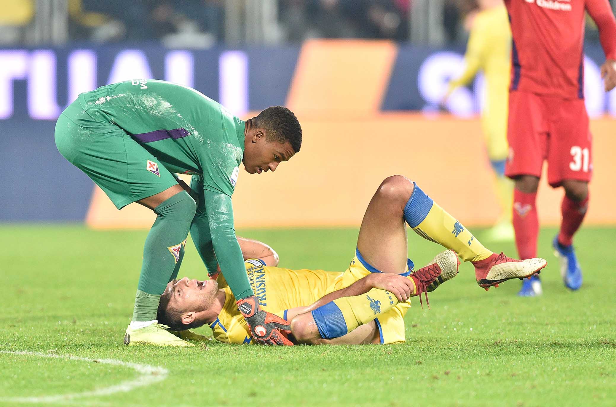 FROSINONE-FIORENTINA 09-11-2018 ALBAN LAFONT E CIOFANI. MARCO IORIO/SILPRESS