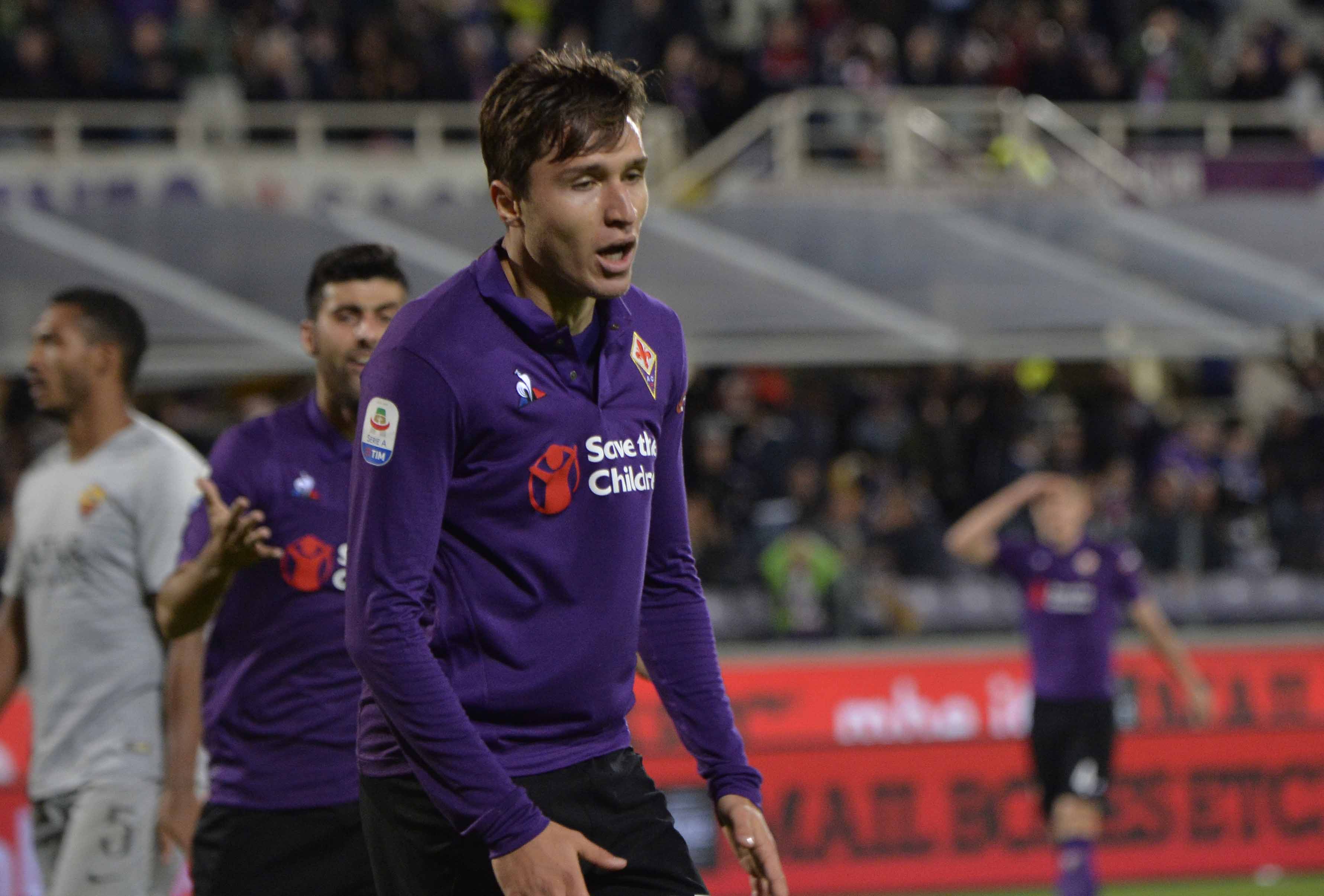 FIORENTINA-ROMA 03-11-2018 FEDERICO CHIESA DELUSO. GALASSI SILVANO/SILPRESS