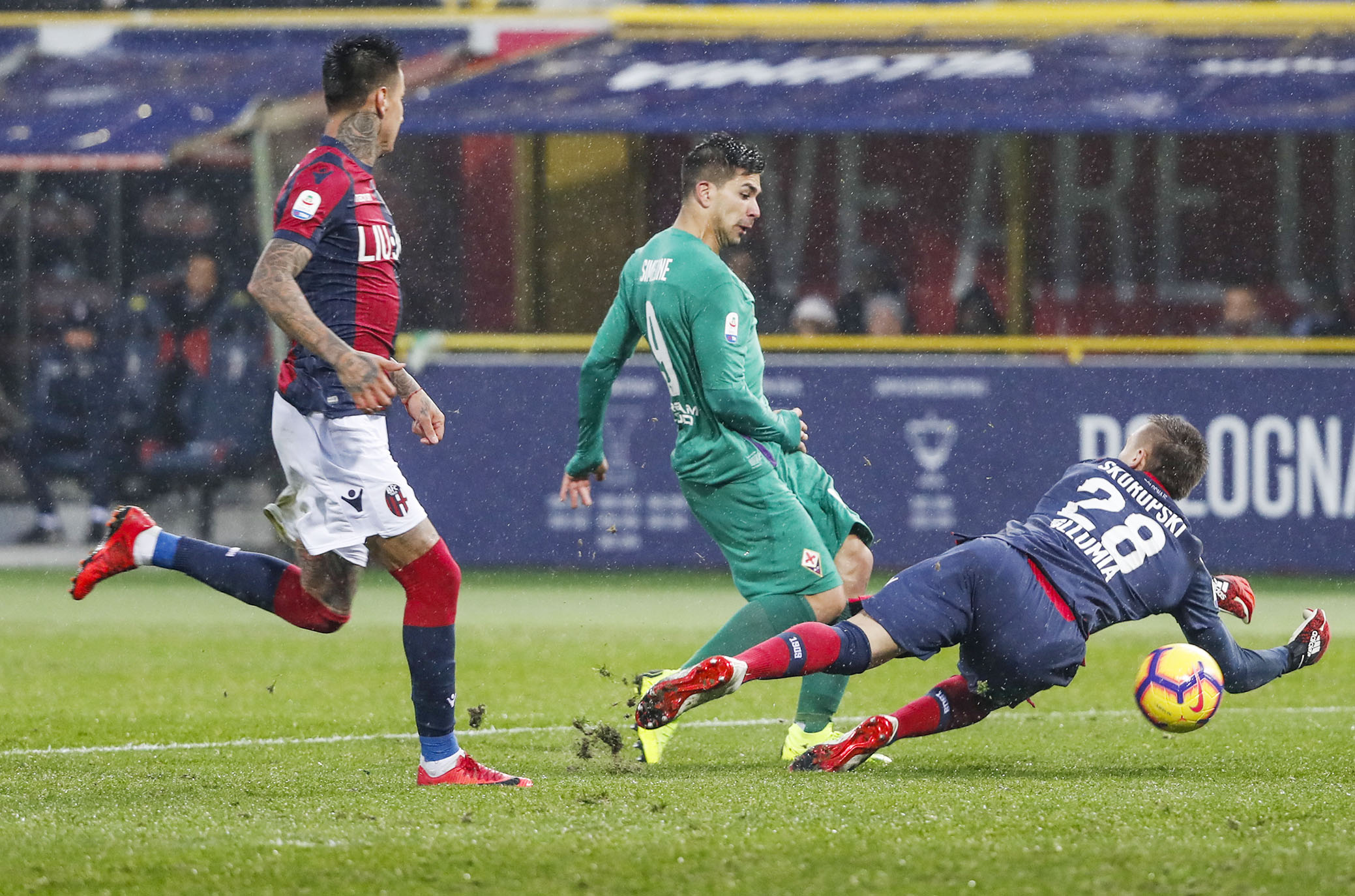 BOLOGNA ITALIA, 25-11-18 - 13° GIORNATA DI CAMPIONATO SERIE A TIM - STADIO RENATO DALL'ARA, BOLOGNA VS FIORENTINA, BY CASTALDI / SILPRESS NELLA FOTO: GIOVANNI SIMEONE