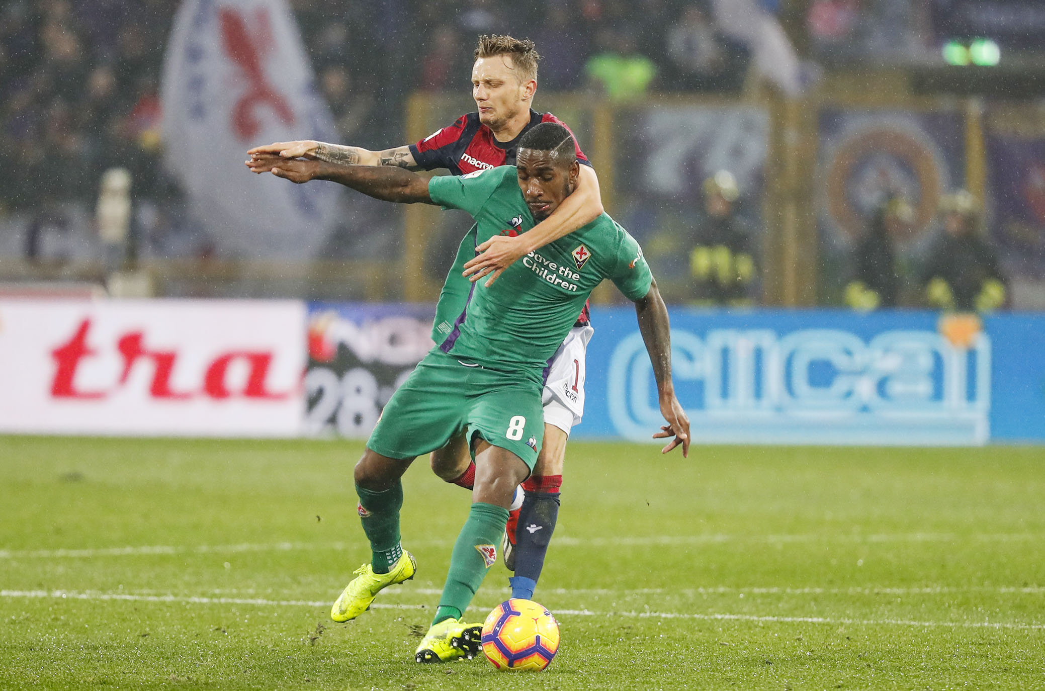 BOLOGNA ITALIA, 25-11-18 - 13° GIORNATA DI CAMPIONATO SERIE A TIM - STADIO RENATO DALL'ARA, BOLOGNA VS FIORENTINA, BY CASTALDI / SILPRESS NELLA FOTO: GERSON