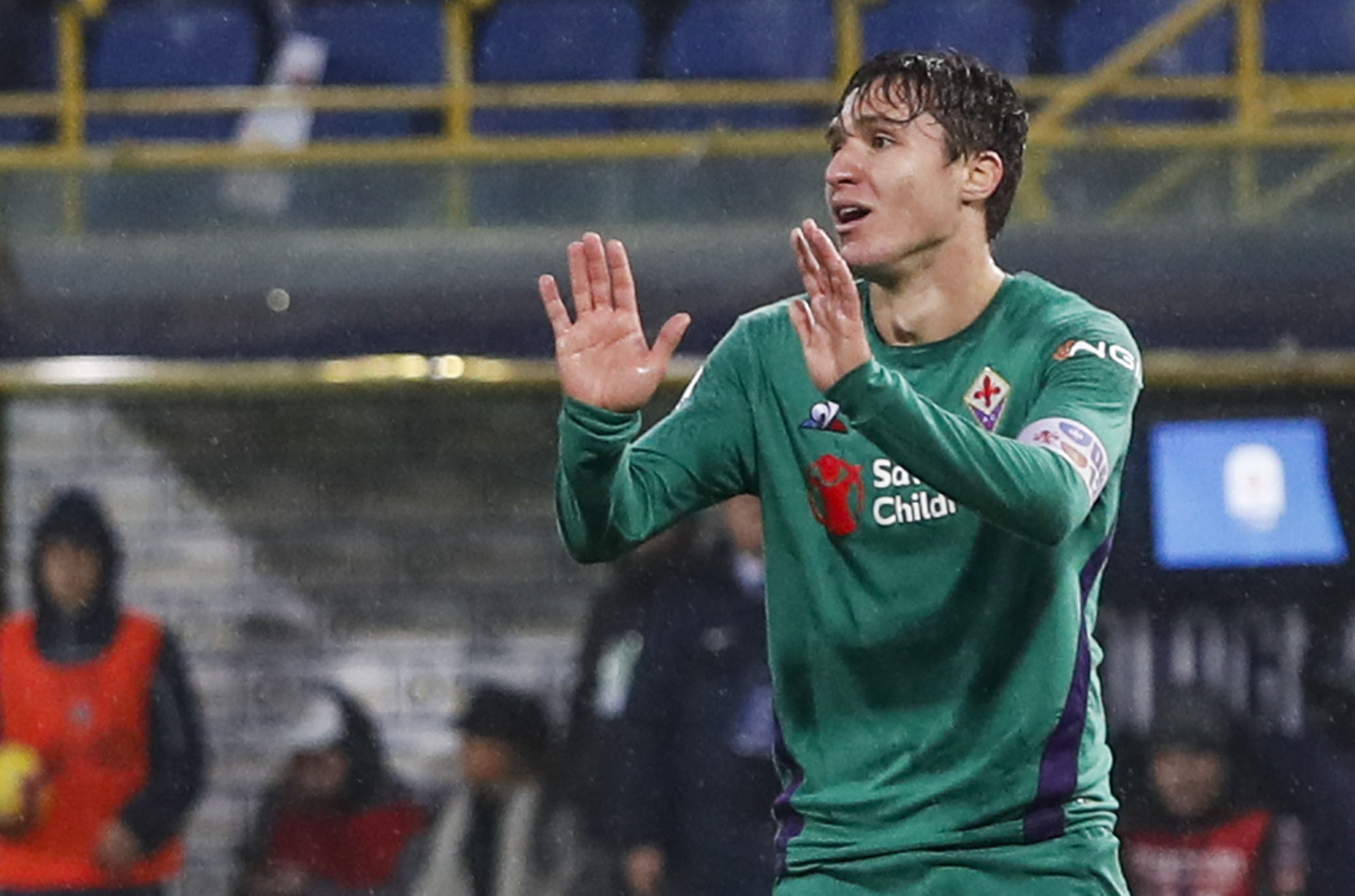 BOLOGNA ITALIA, 25-11-18 - 13° GIORNATA DI CAMPIONATO SERIE A TIM - STADIO RENATO DALL'ARA, BOLOGNA VS FIORENTINA, BY CASTALDI / SILPRESS NELLA FOTO: FEDERICO CHIESA