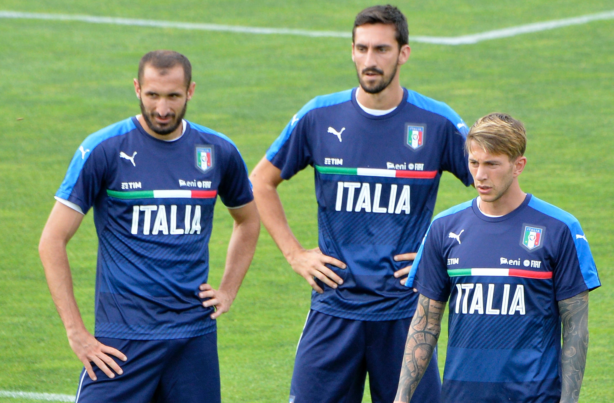 Chiellini domani depositerà dei fiori in ricordo di Astori