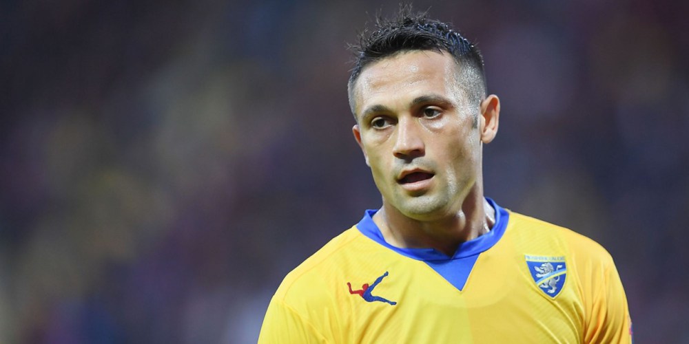 Frosinone, tegola Ciano. Problema al flessore, con la Fiorentina non ci sarà
