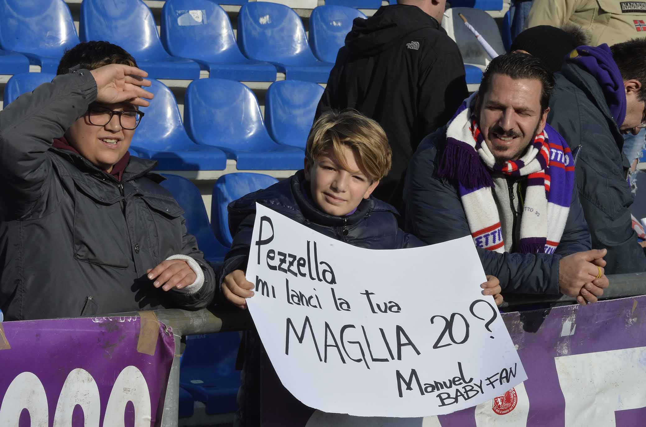 SASSUOLO-FIORENTINA 09-12-2018 TIFOSI DELLA FIORENTINA. GALASSI SILVANO/SILPRESS