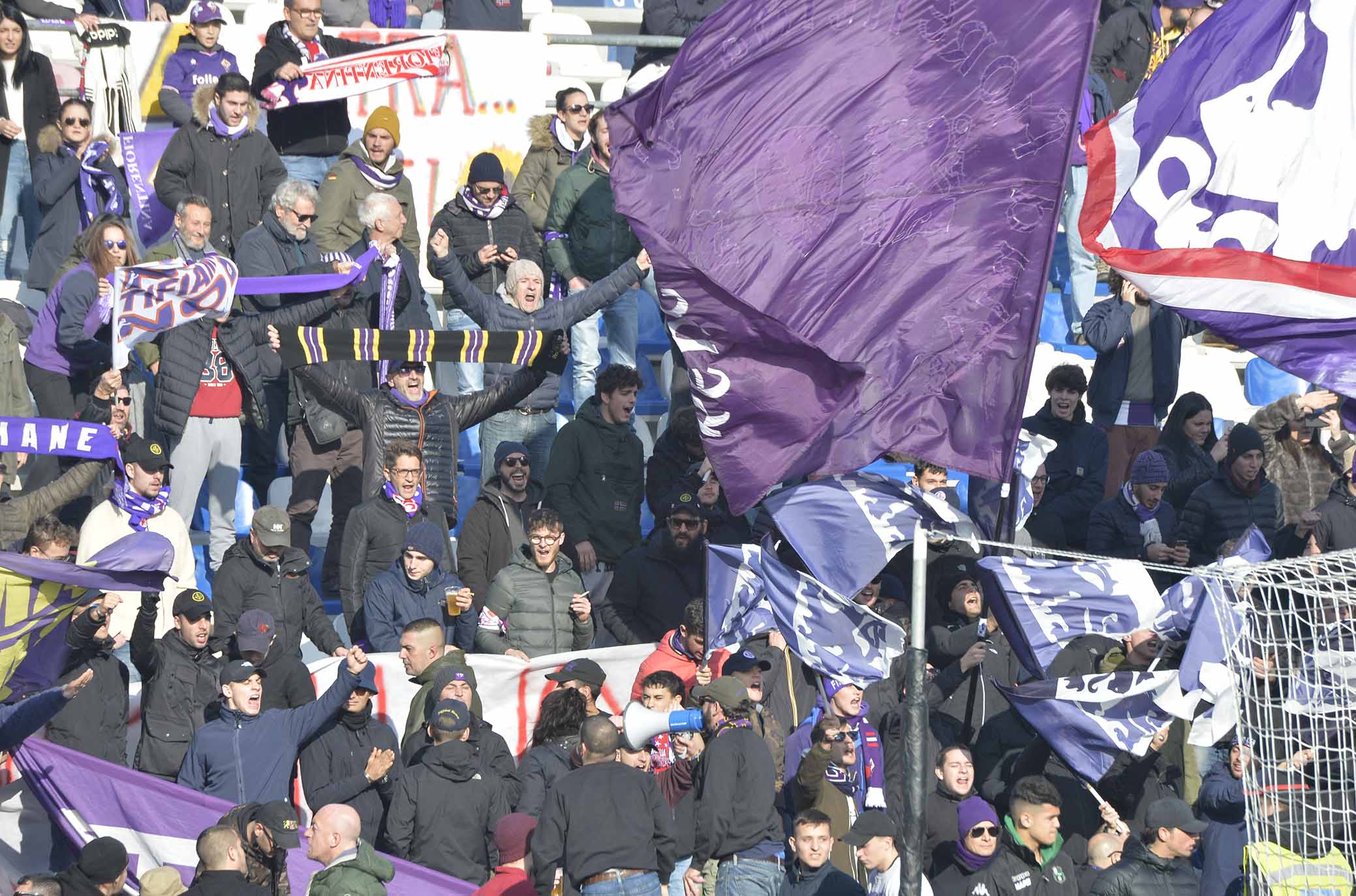 SASSUOLO-FIORENTINA 09-12-2018 TIFOSI DELLA FIORENTINA. GALASSI SILVANO/SILPRESS