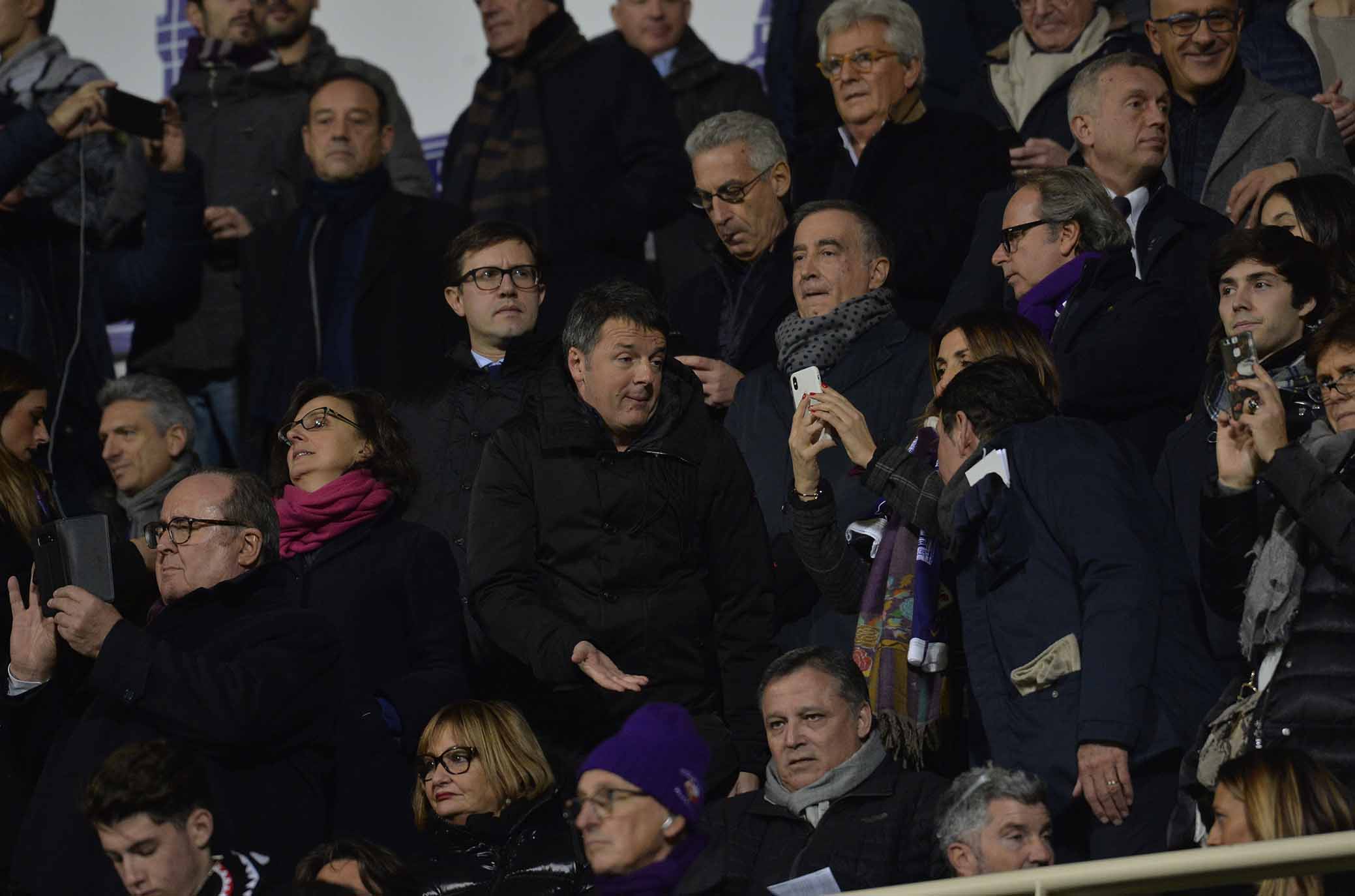 FIORENTINA-JUVENTUS 01-12-2018 RENZI, NARDELLA, COGNIGNI E DELLA VALLE. GALASSI SILVANO/SILPRESS